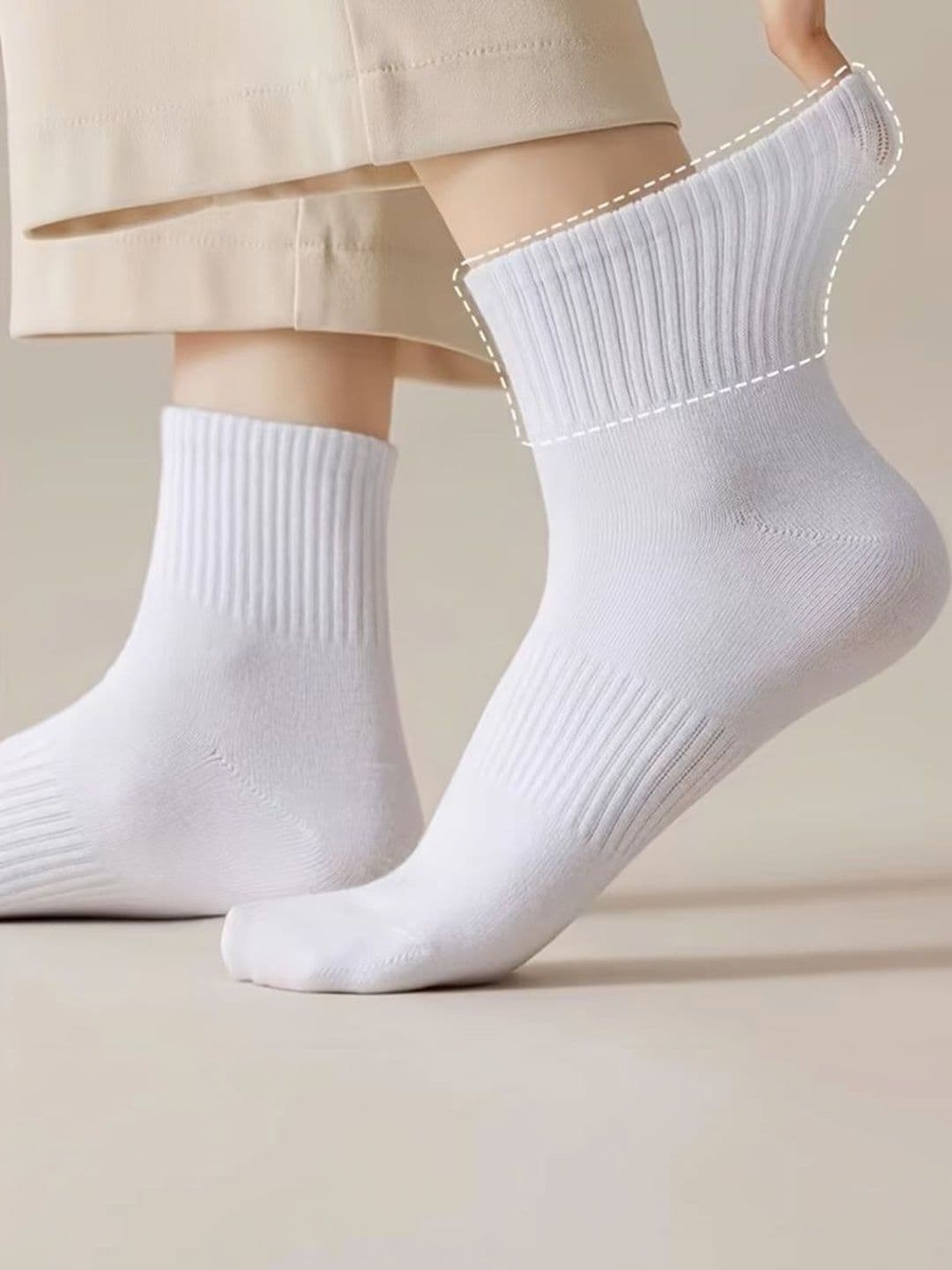 BEAR&BEYOND Men Pack Of 4 Cotton Above Ankle Socks thumbnail 5