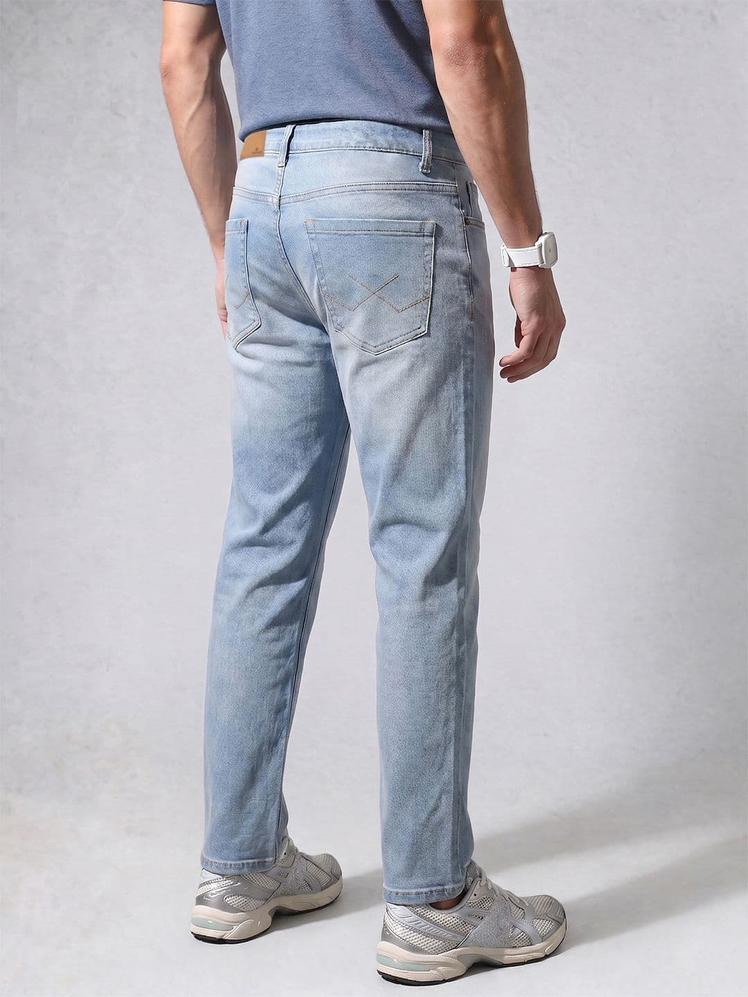 WROGN Men Bootcut Fit Stretchable Jeans thumbnail 3