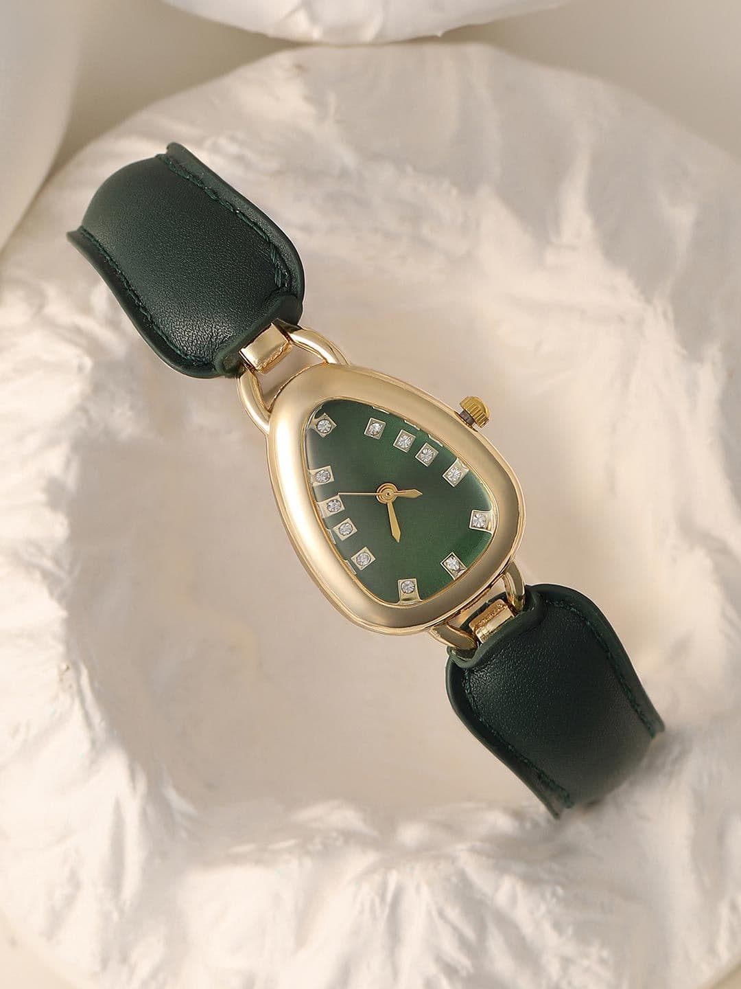 HAUTE SAUCE Women Embellished Dial & Leather Straps Analogue Watch SS26_HSWC1459 - view 1