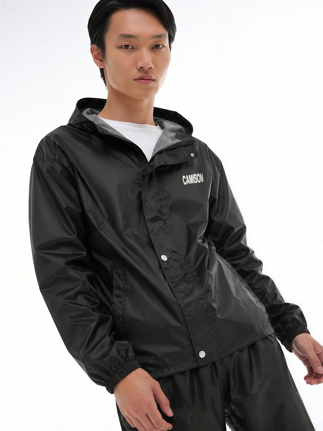 CAMISON Waterproof Hooded Rain Jacket - view 1