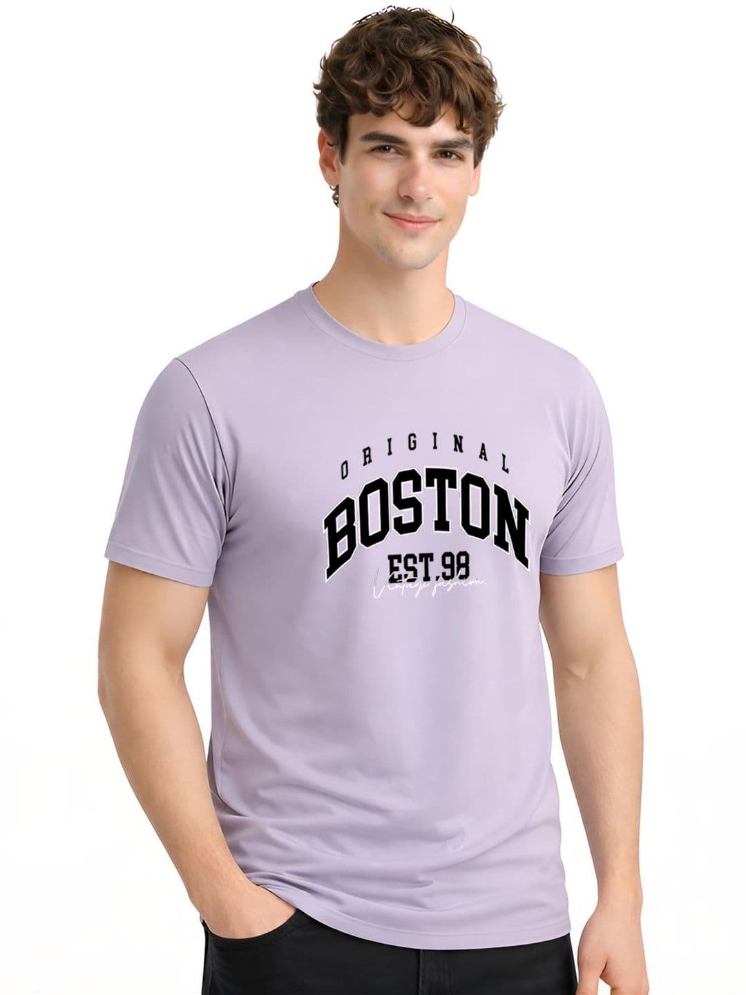ADRO Men Typography Printed T-shirt thumbnail 7