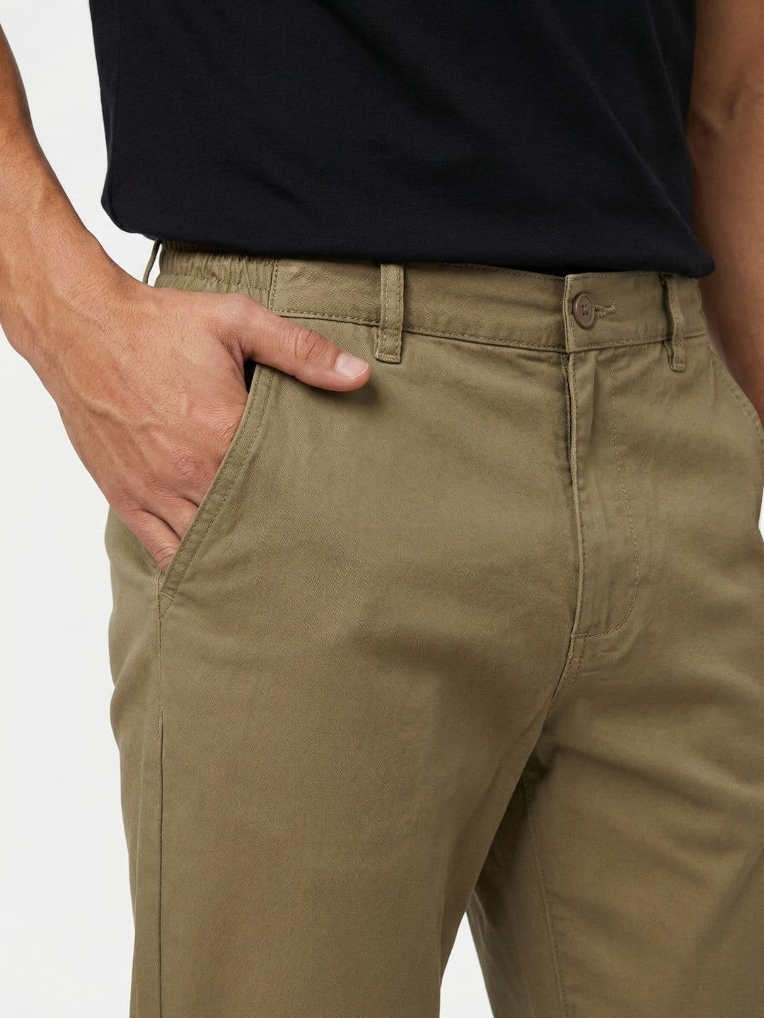 NOBERO Men Straight Fit Chinos Trousers thumbnail 7