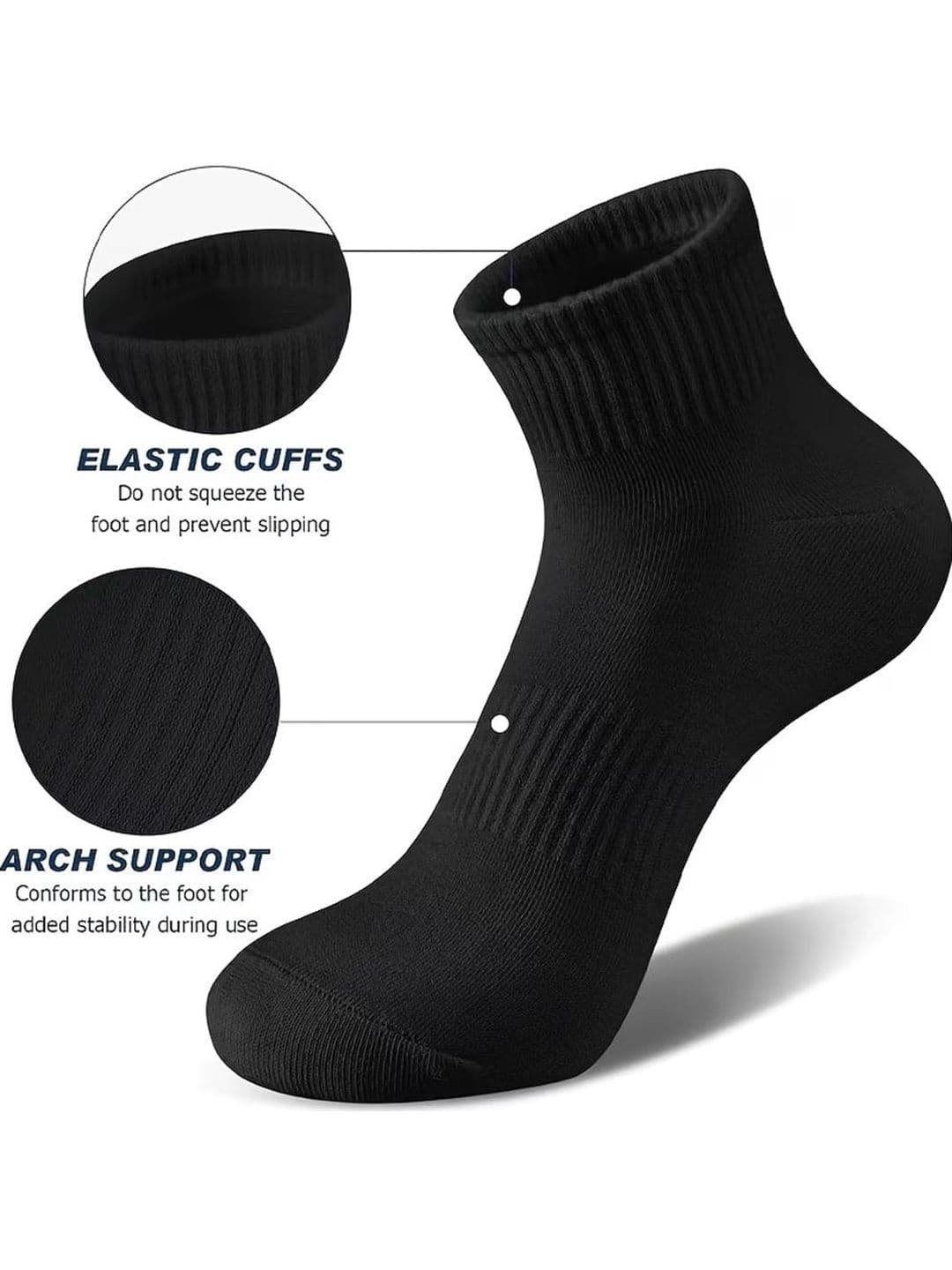 BEAR&BEYOND Men Pack Of 4 Cotton Above Ankle Socks thumbnail 7