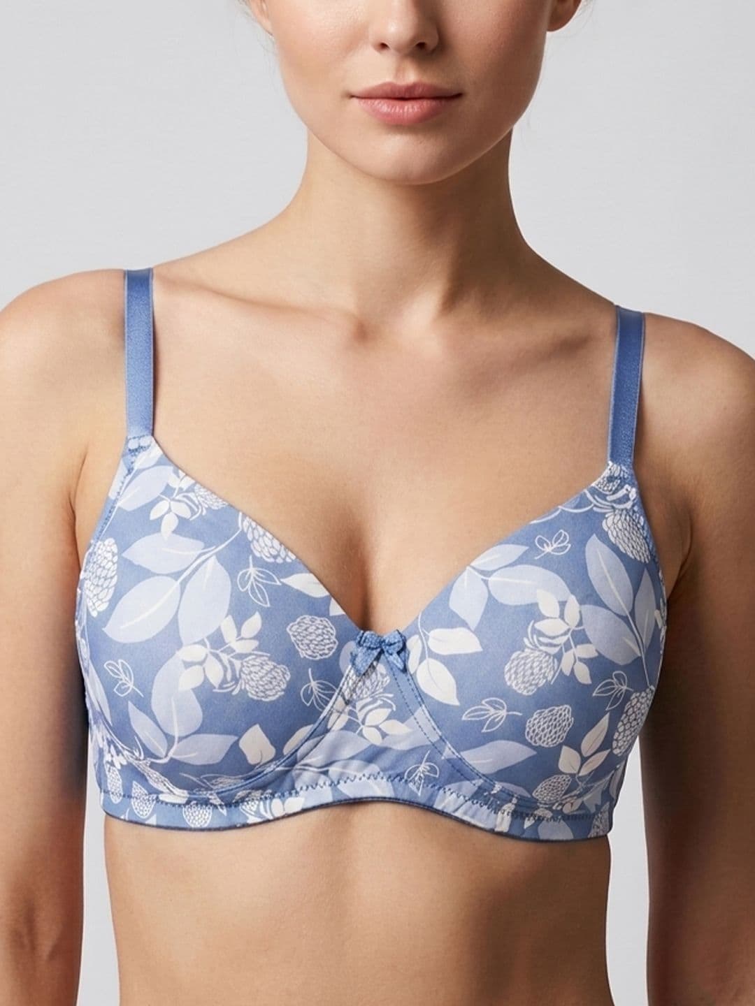 DressBerry Floral Bra Full Coverage Lightly Padded thumbnail 2