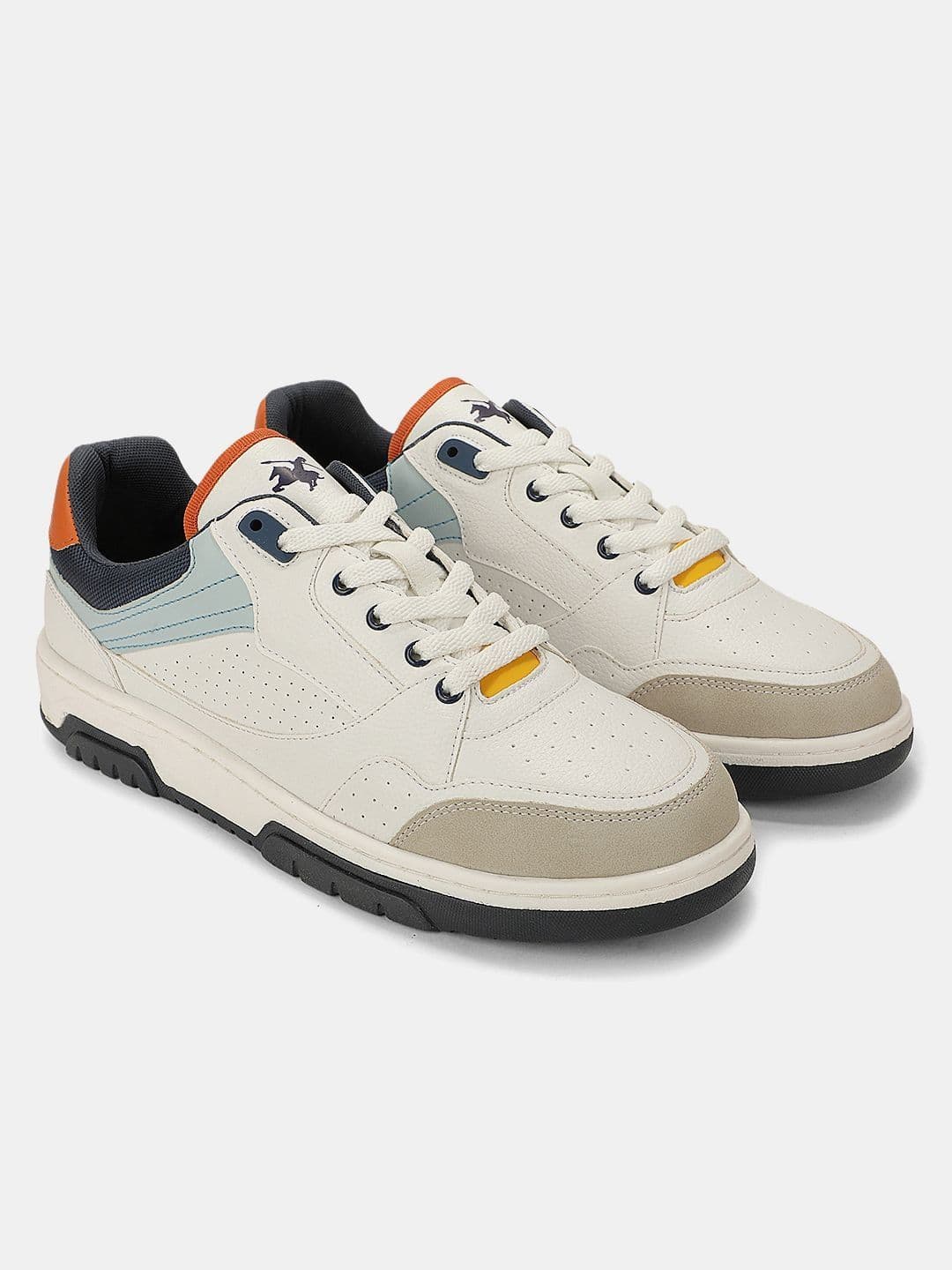 Cantabil Men Colourblocked PU Sneakers thumbnail 7