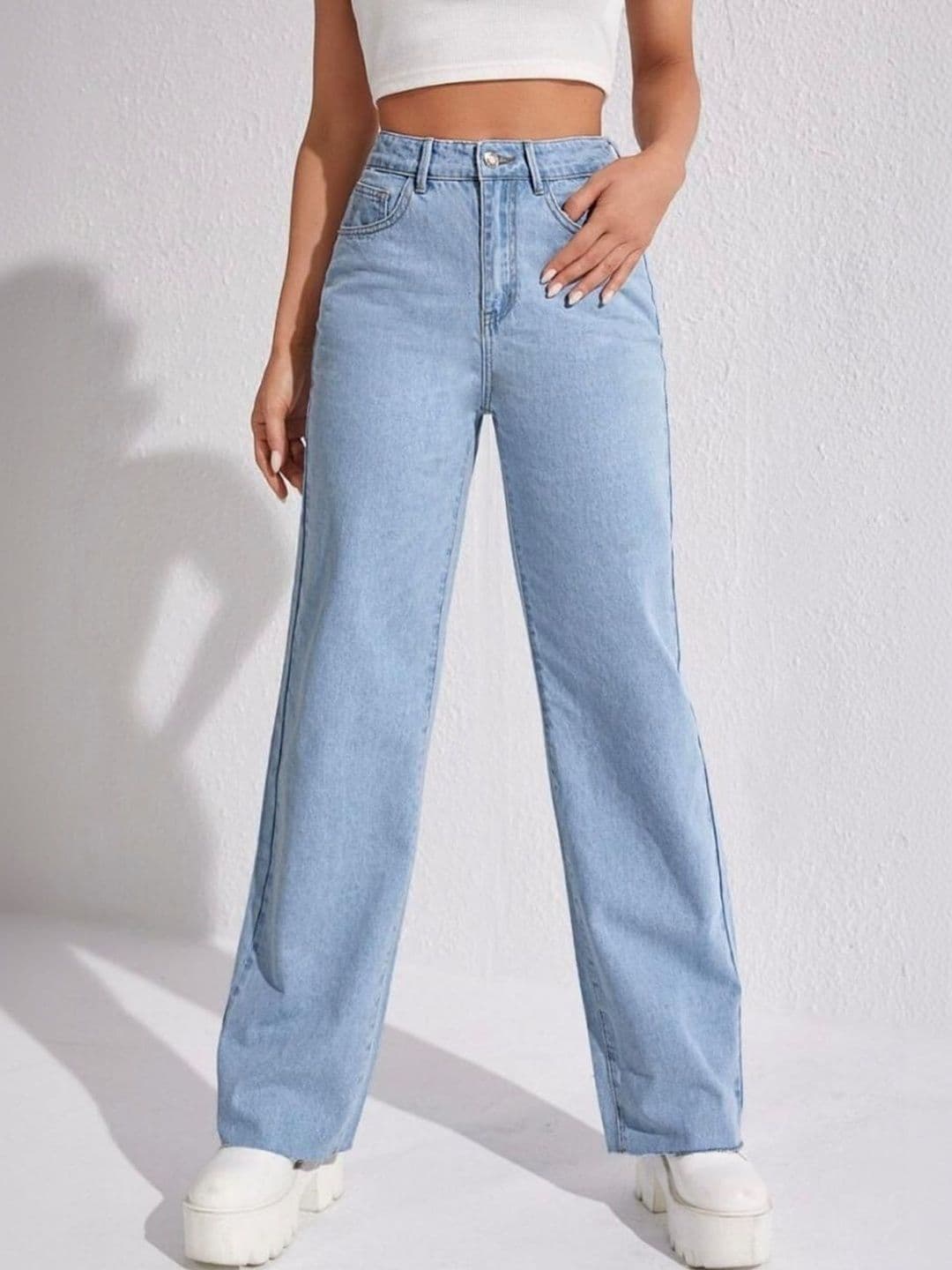 CORSICA Women Straight Fit High-Rise Stretchable Jeans - view 1