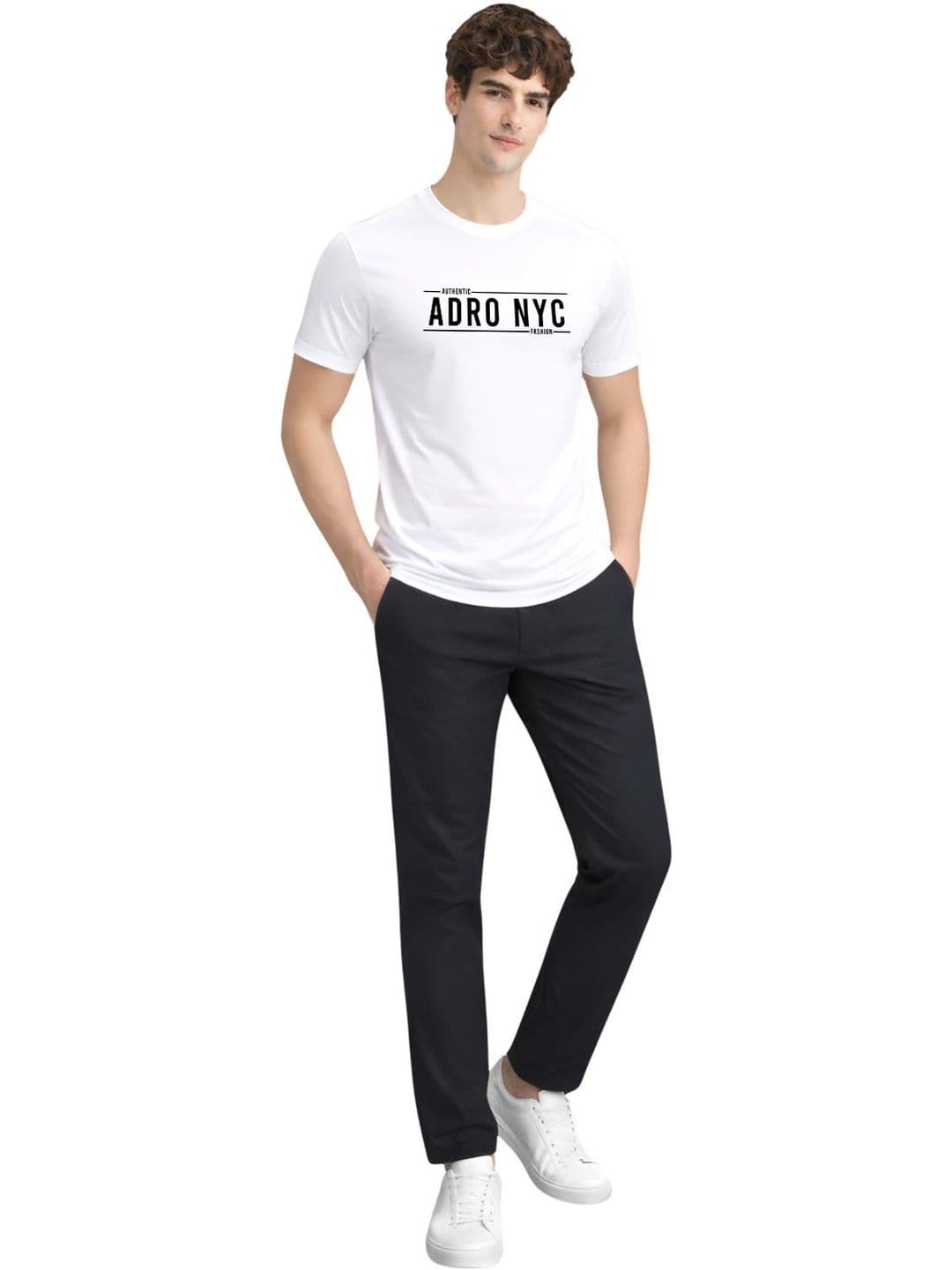ADRO Men Typography Printed T-shirt thumbnail 4
