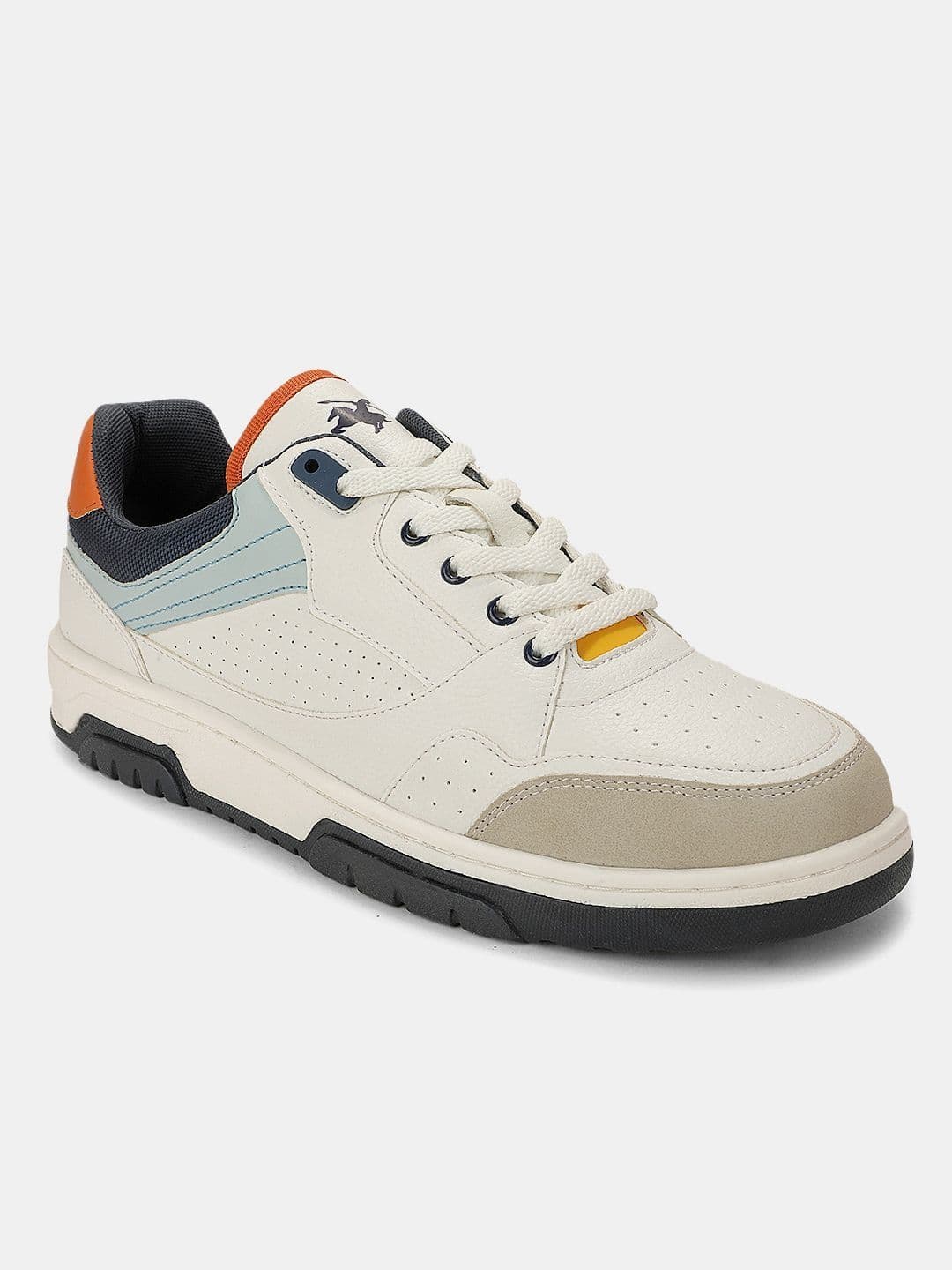 Cantabil Men Colourblocked PU Sneakers thumbnail 2
