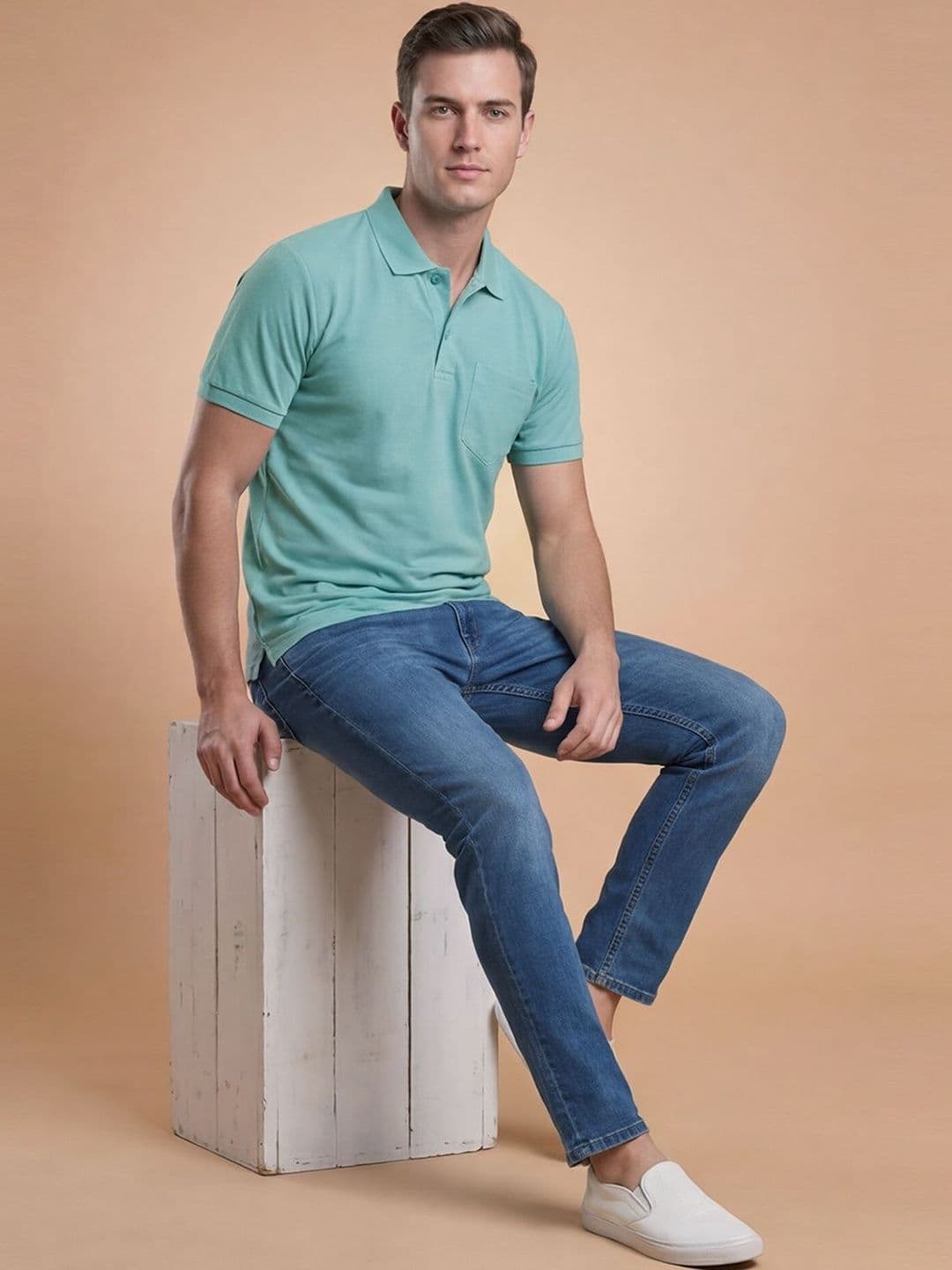 Kook N Keech Men Polo Collar Pockets T-shirt thumbnail 3