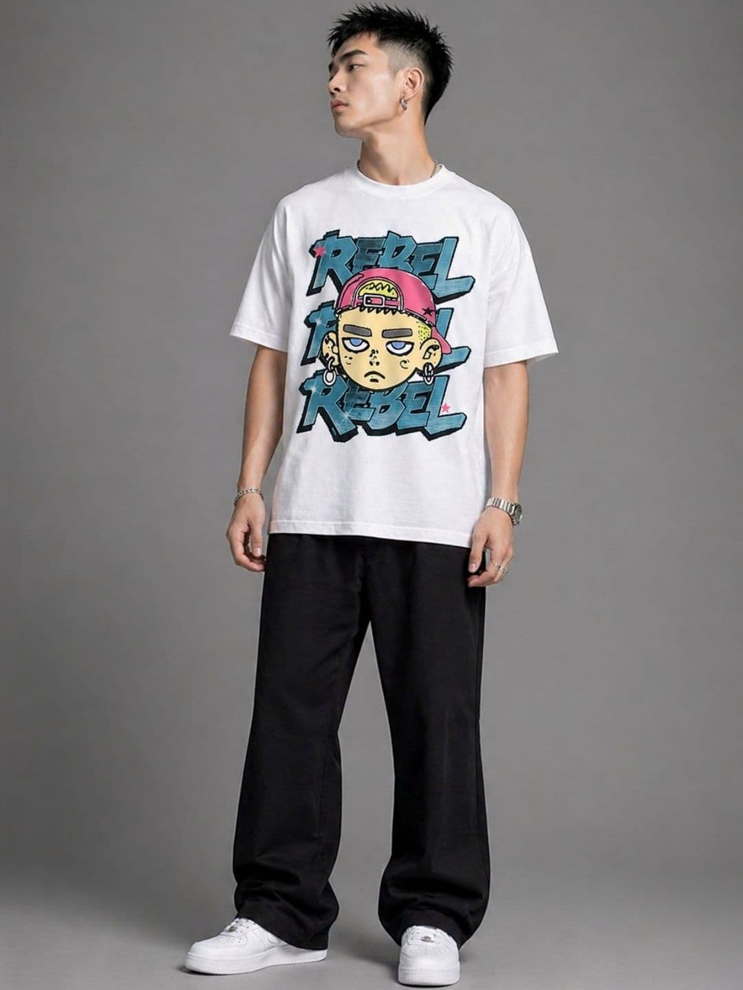 CAPTCHA Men Printed T-shirt thumbnail 2