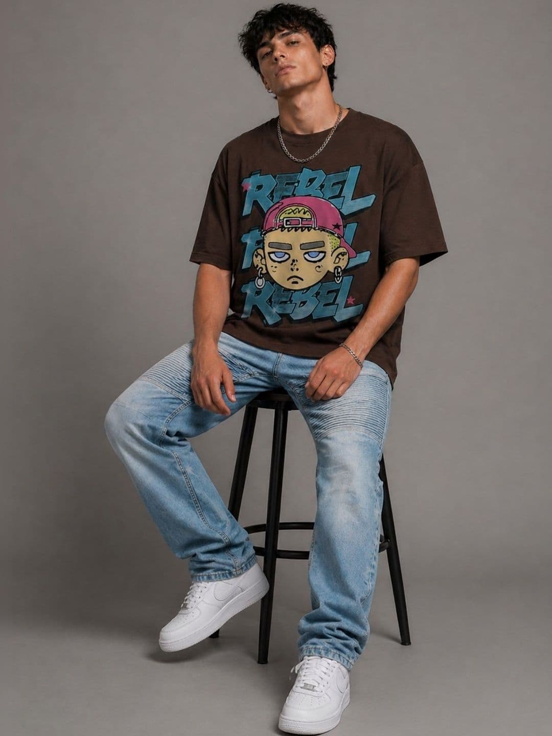 CAPTCHA Men Printed T-shirt thumbnail 3