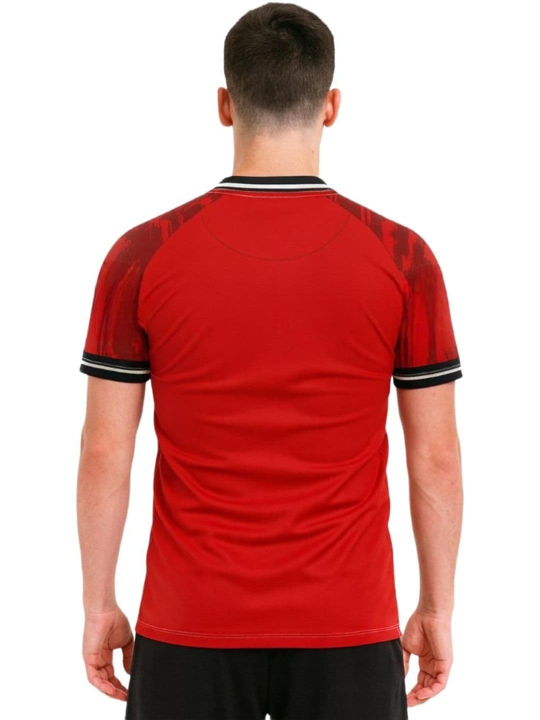 teky Men Colourblocked V-Neck T-shirt thumbnail 2