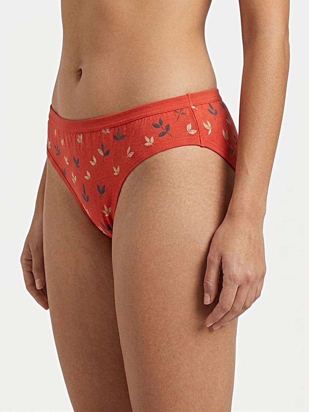 FiveFlag Women Pack of 6 Printed Anti Bacterial Basic Briefs thumbnail 6