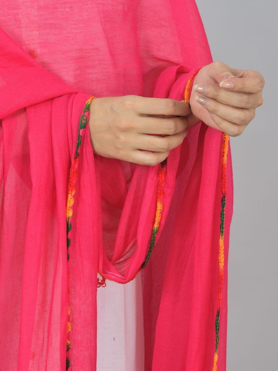 Kuhika Dupatta with Thread Work thumbnail 2