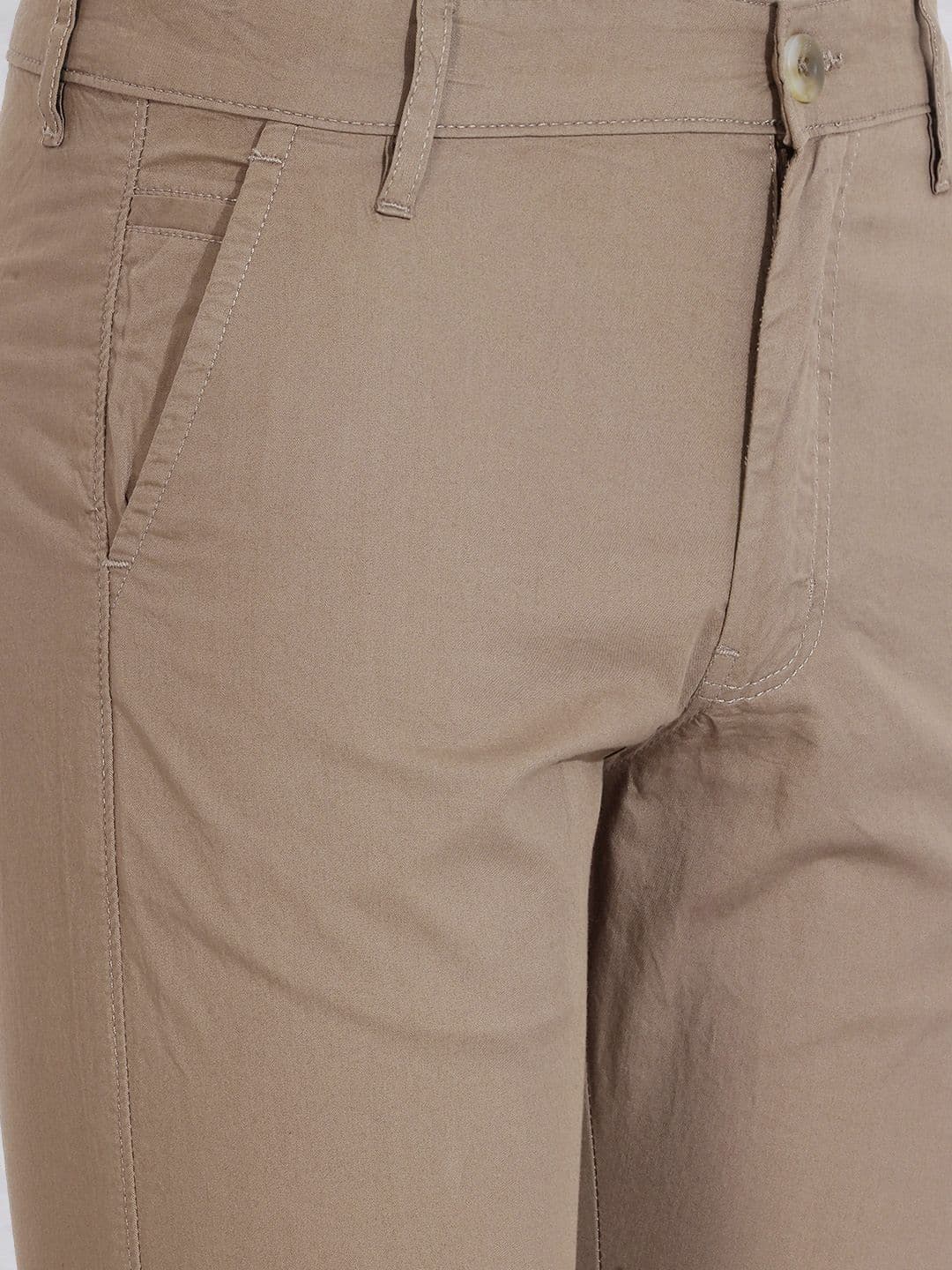 WROGN Men Slim Fit Pure Cotton Trousers thumbnail 2