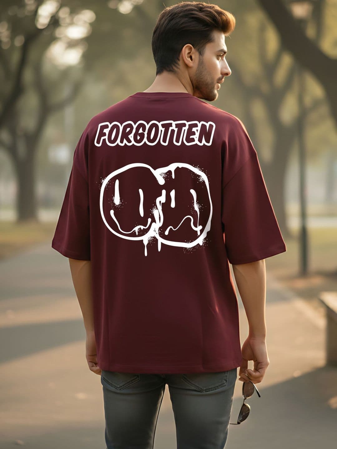Kook N Keech Men Printed Drop-Shoulder Sleeves T-shirt thumbnail 3