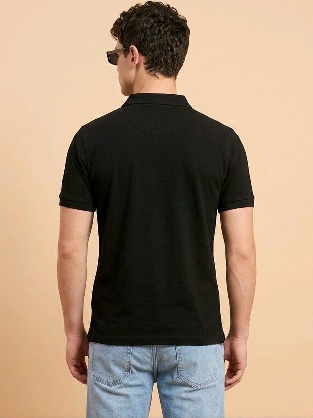 The Roadster Lifestyle Co Cotton Polo Collar T-Shirt thumbnail 2