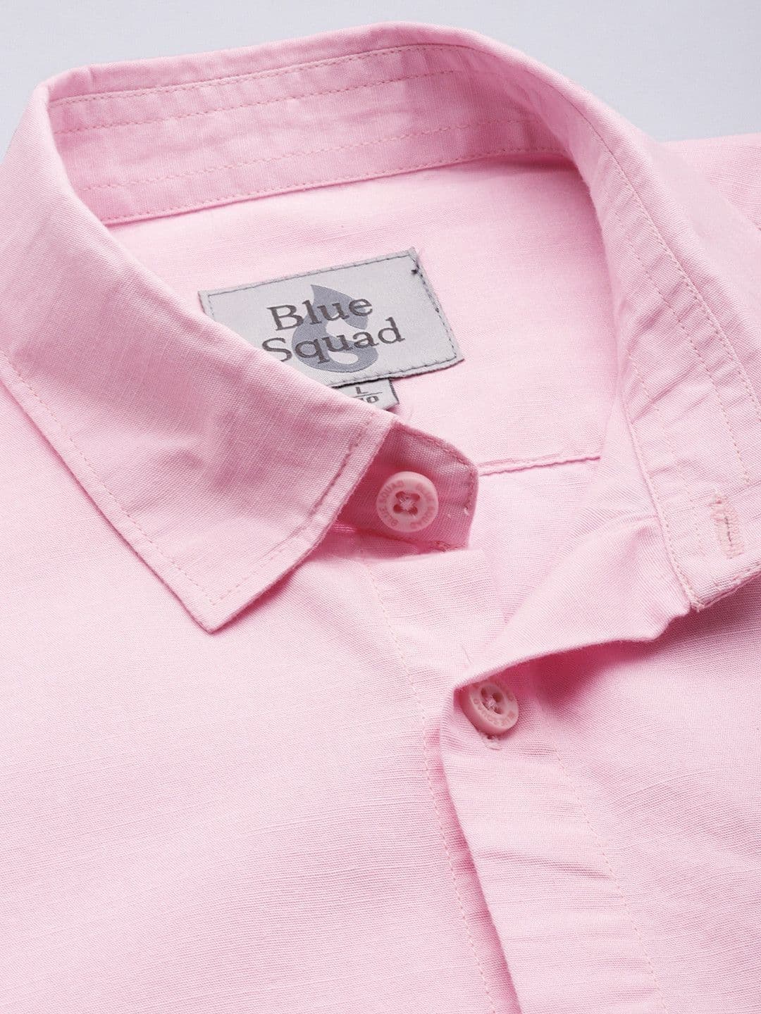 BS BLUE SQUAD Cotton Linen Casual Shirt thumbnail 3
