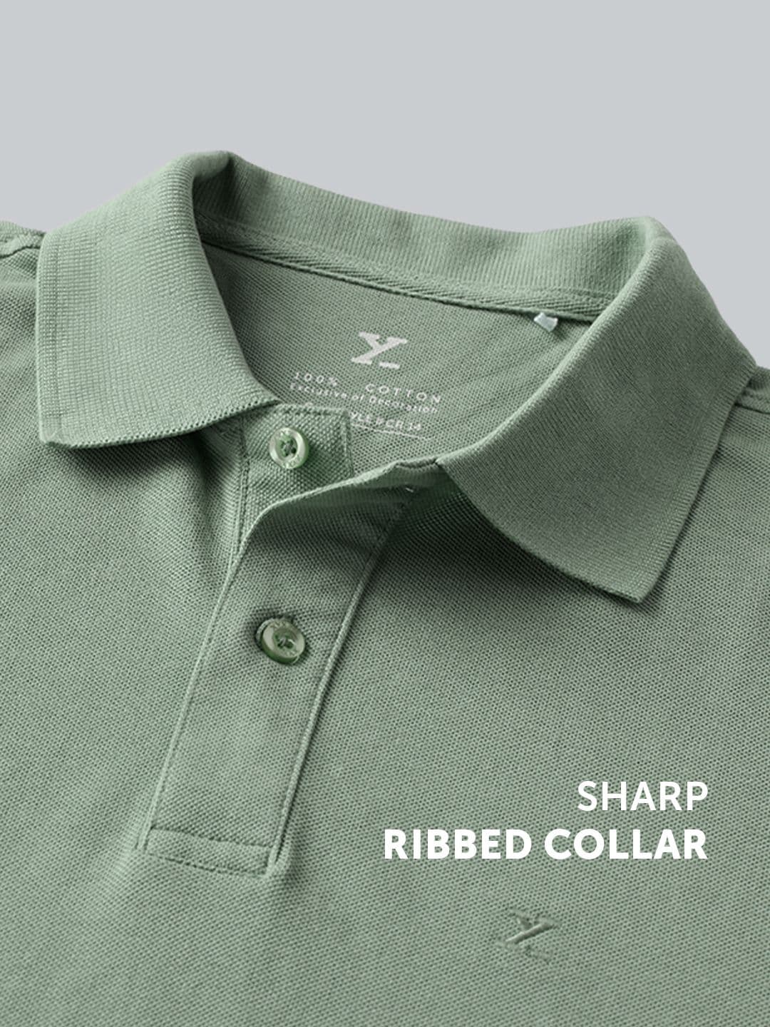 XYXX Men Nova Intellieaze Cotton Polo T-shirt thumbnail 3