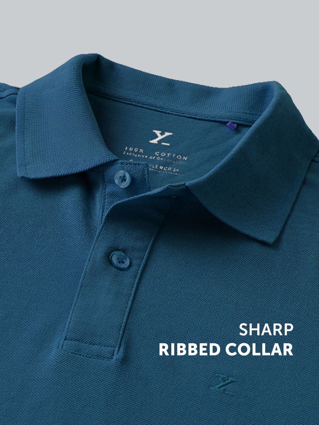 XYXX Men Nova Intellieaze Pure Cotton Polo T-shirt thumbnail 7