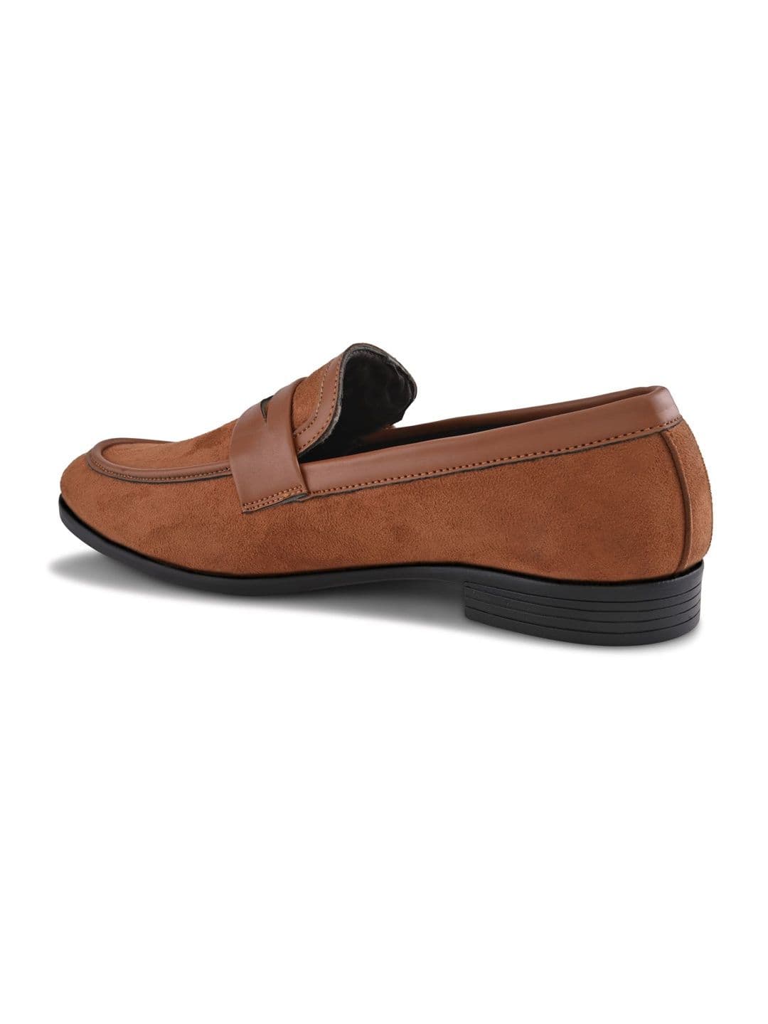 HERE&NOW Men Synthetic Leather Round Toe Slip-On Formal Loafers thumbnail 6