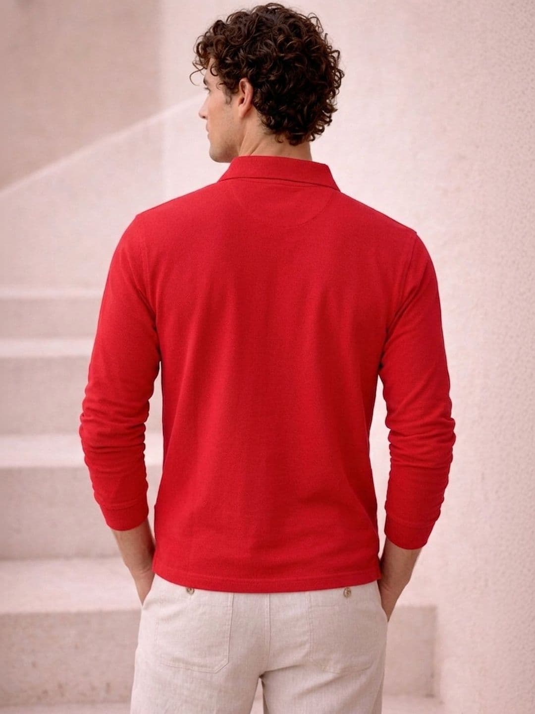 The Roadster Lifestyle Co Cotton Polo Collar T-Shirt thumbnail 4