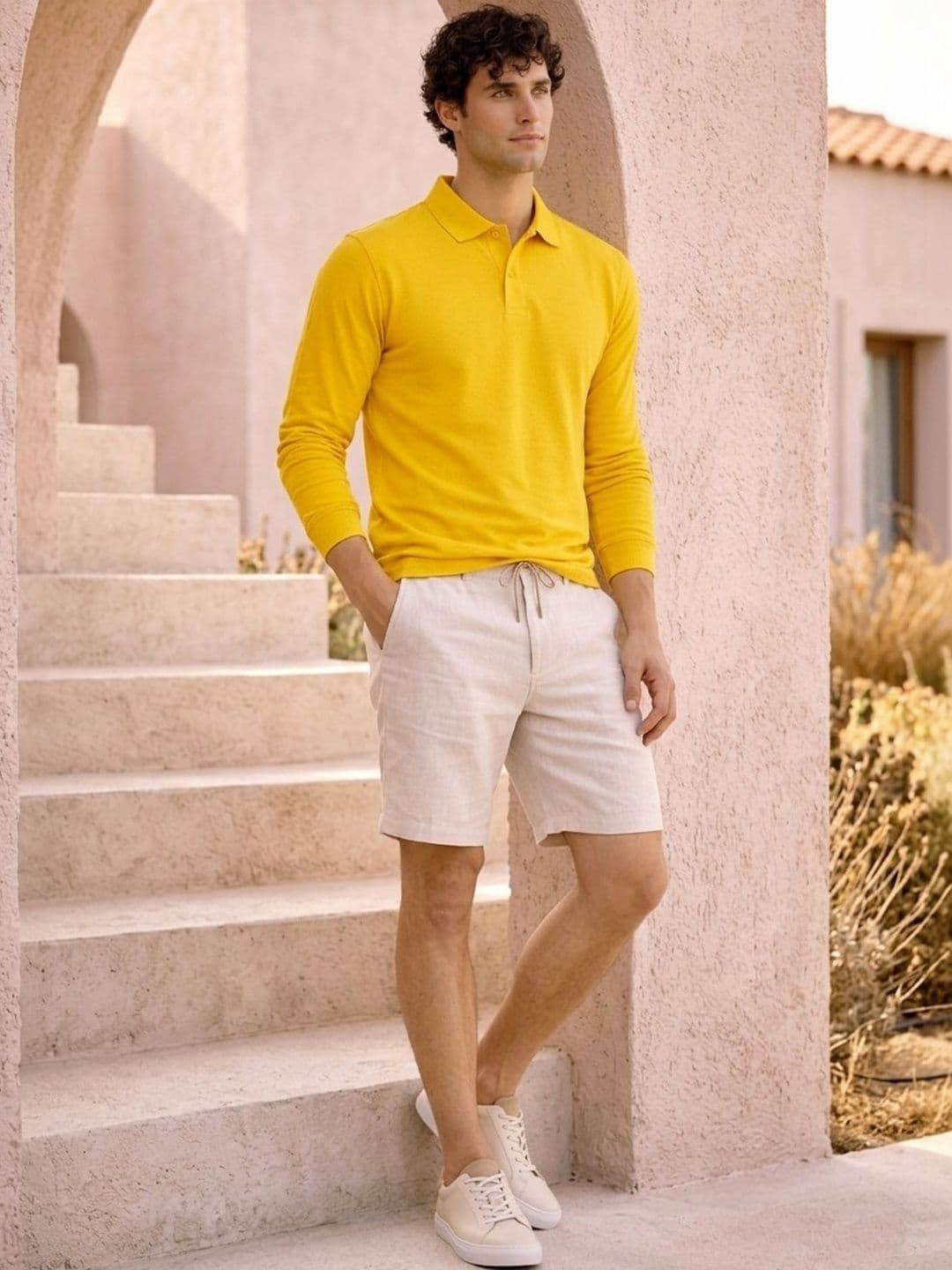 The Roadster Lifestyle Co Cotton Polo Collar T-Shirt thumbnail 5