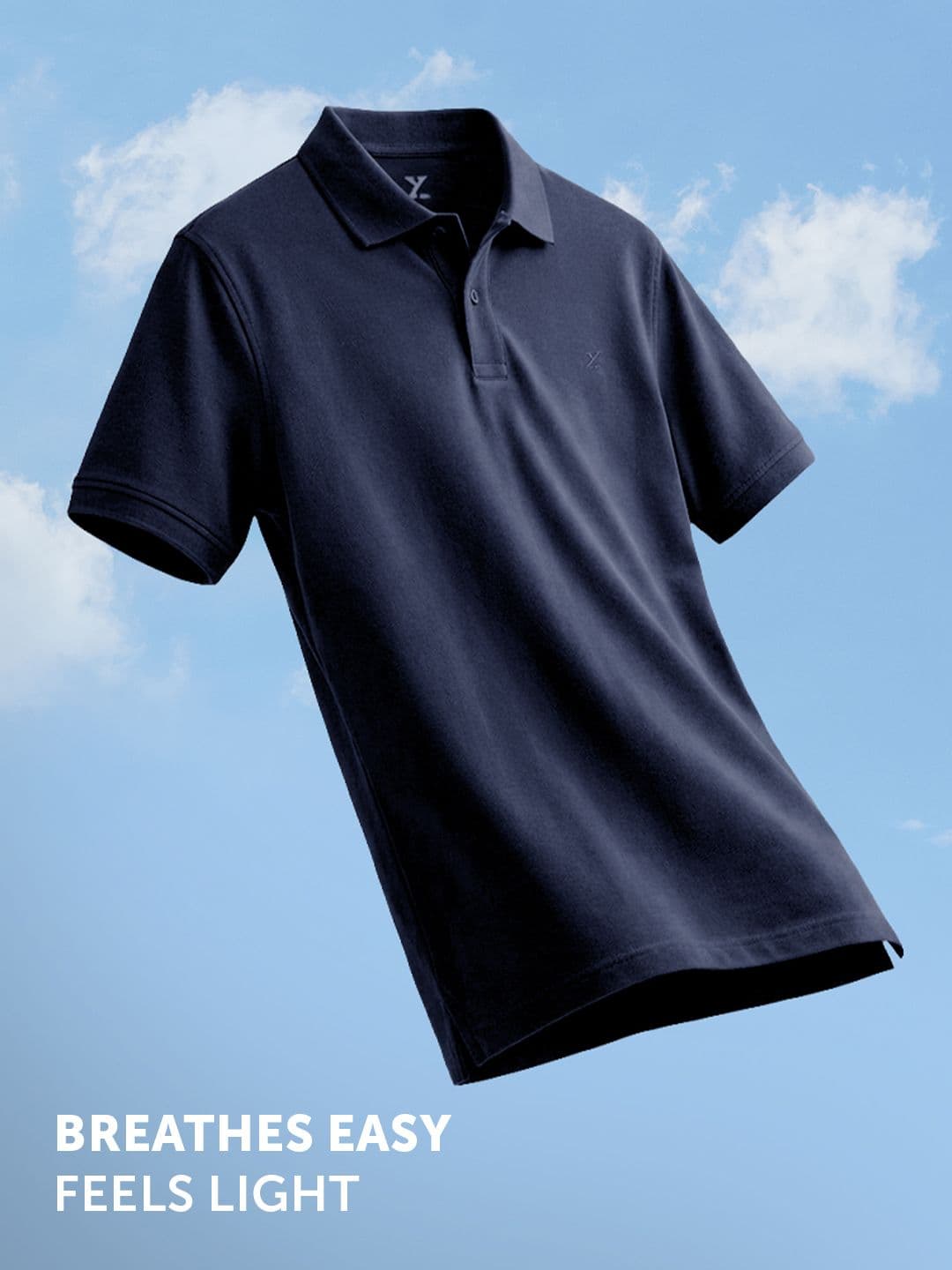 XYXX Men Nova Intellieaze Cotton Polo T-shirt thumbnail 6