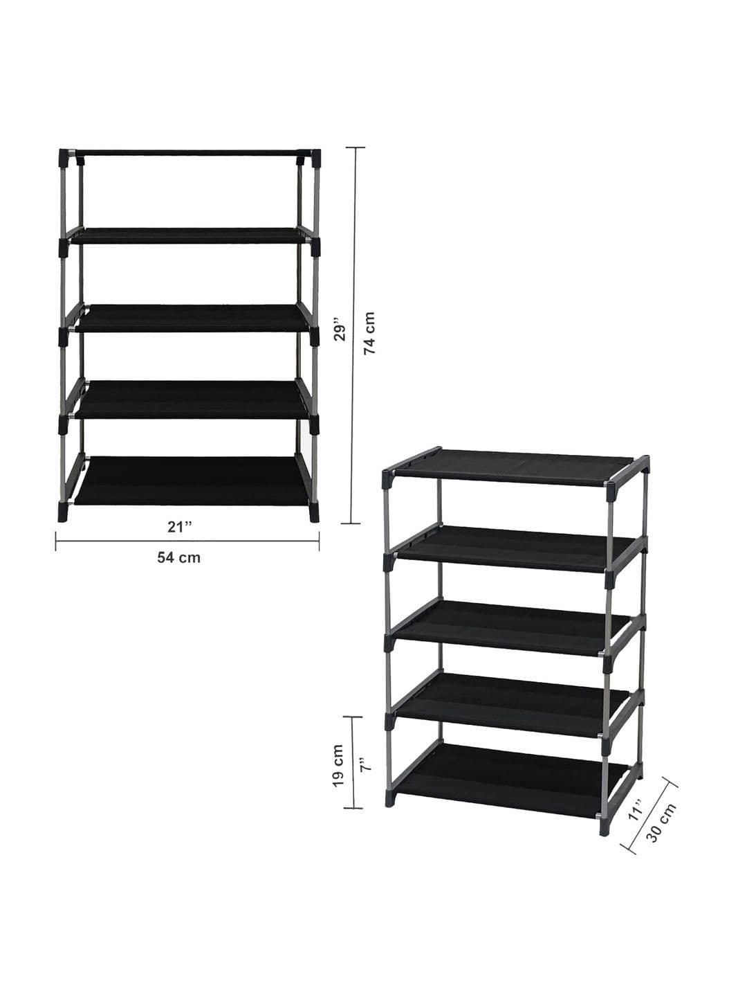 Urban Choice 4-Layers Metal Collapsible Shoe Stand thumbnail 7