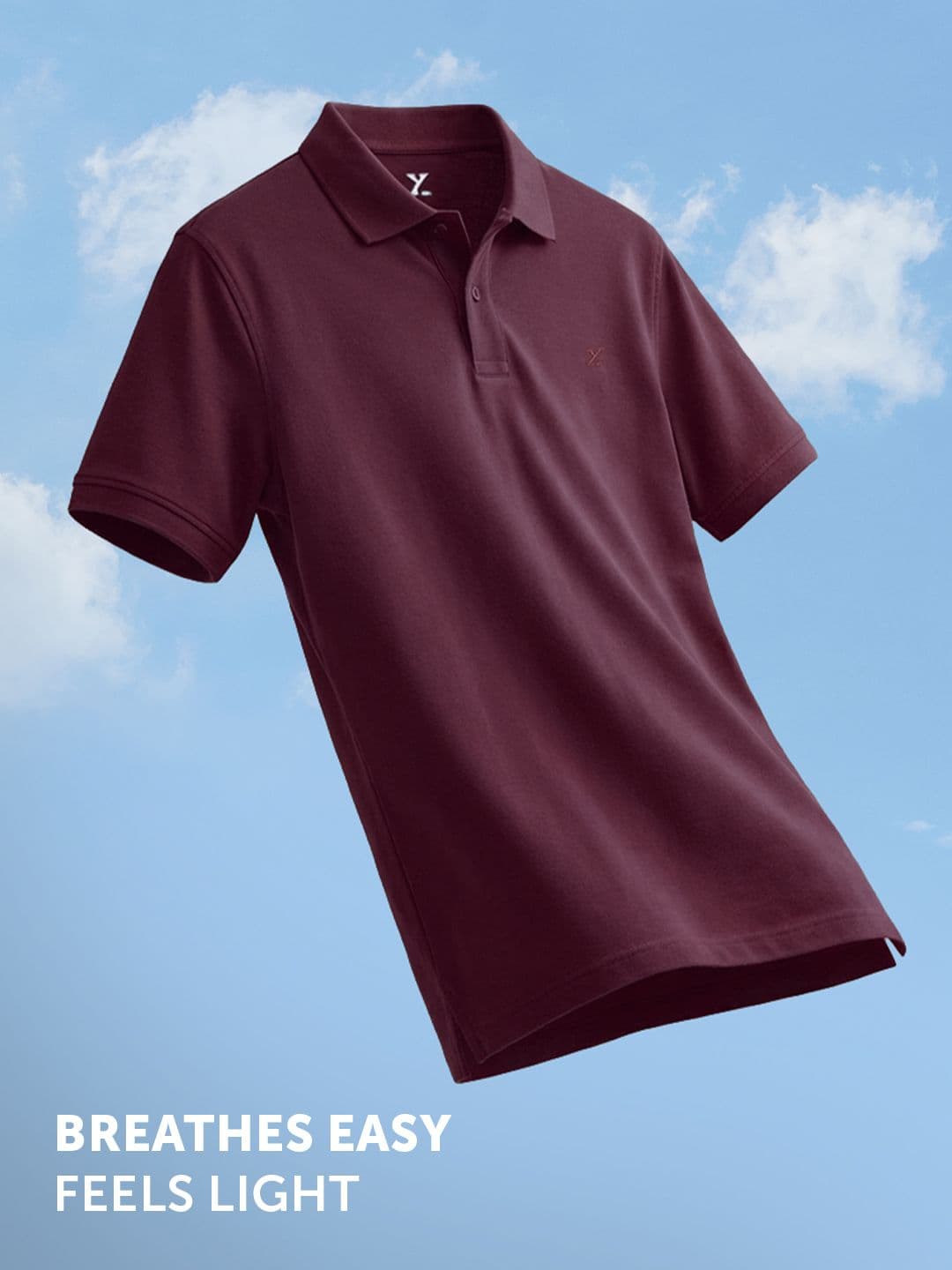 XYXX Men Nova Intellieaze Cotton Polo T-shirt thumbnail 4