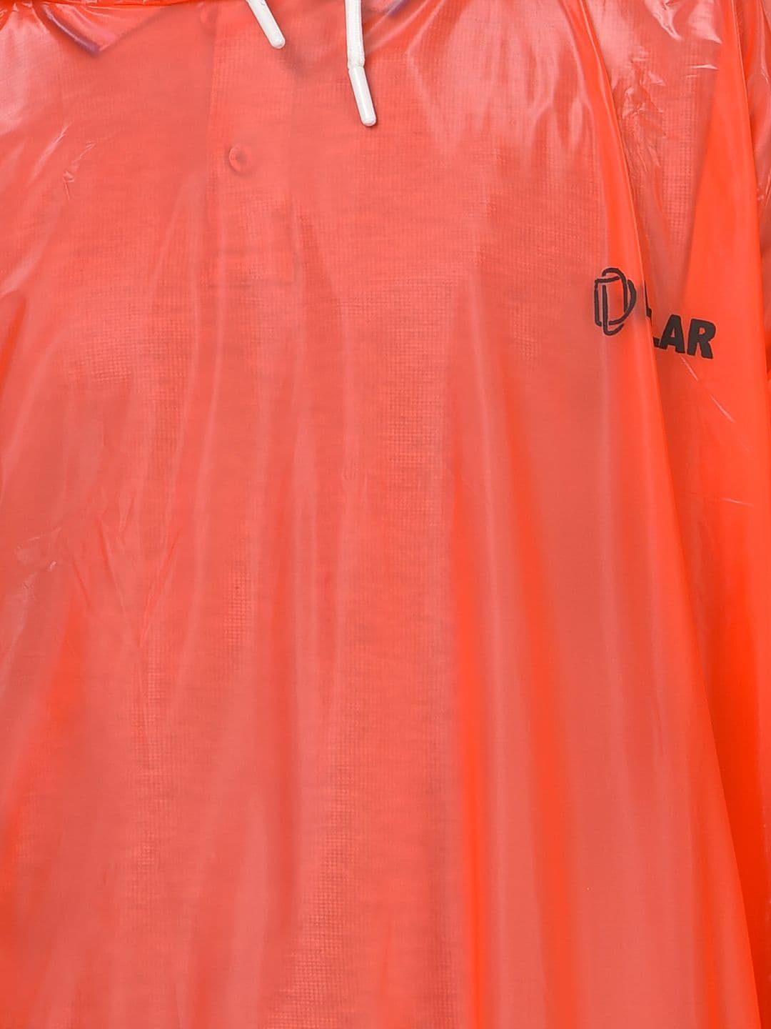 Dollar Unisex Waterproof PVC Rain Poncho with Adjustable Hood thumbnail 5