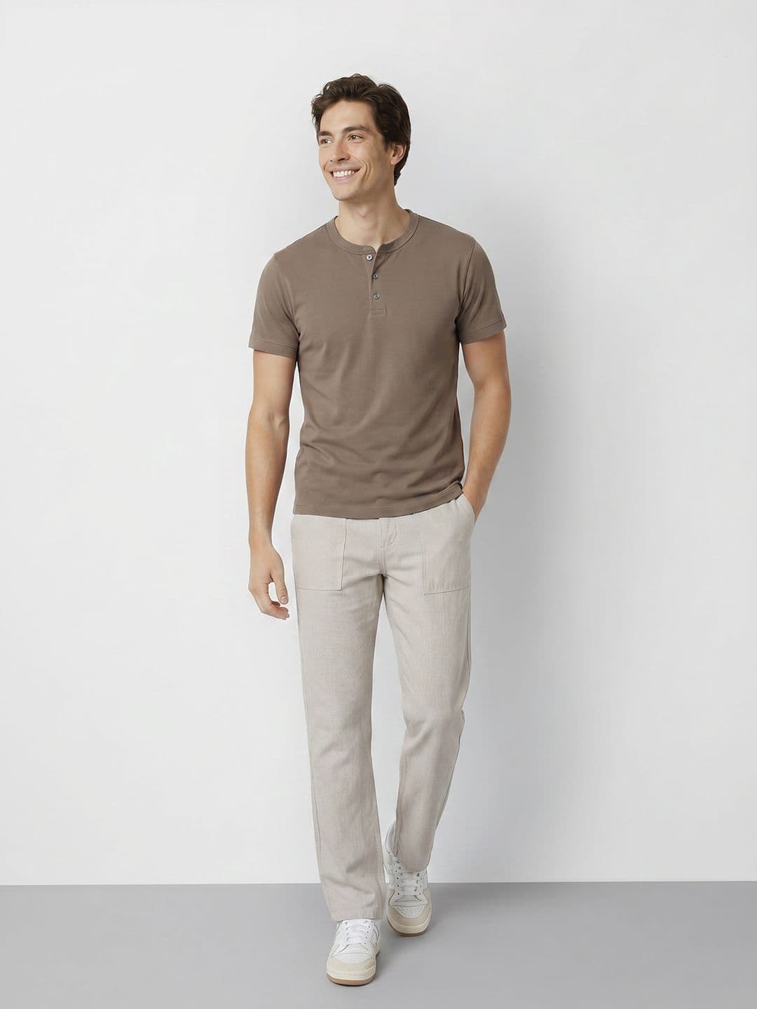 Mast & Harbour Men Light Fade Pure Cotton Jeans thumbnail 5