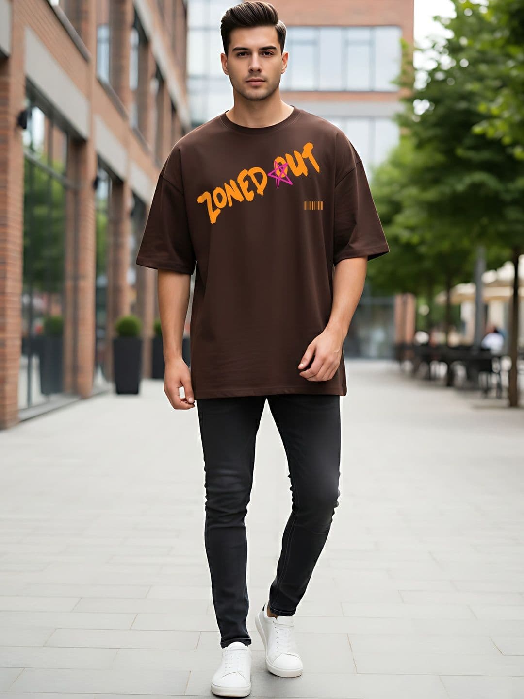 Kook N Keech Men Typography Printed Drop-Shoulder Sleeves T-shirt thumbnail 2