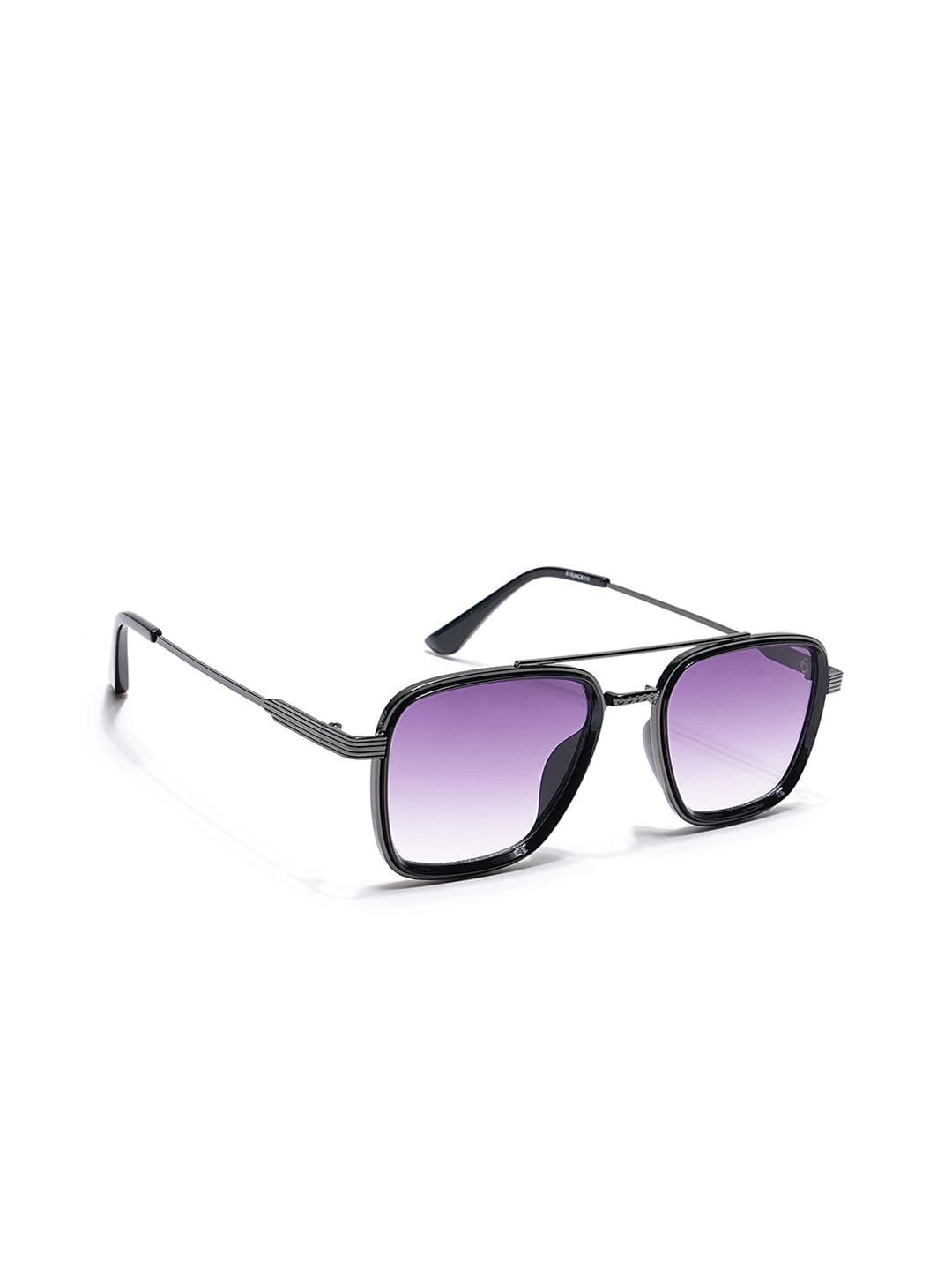 Eyejack by Voyage Unisex Wayfarer Sunglasses With UV Protected Lens B80802CL834 thumbnail 7