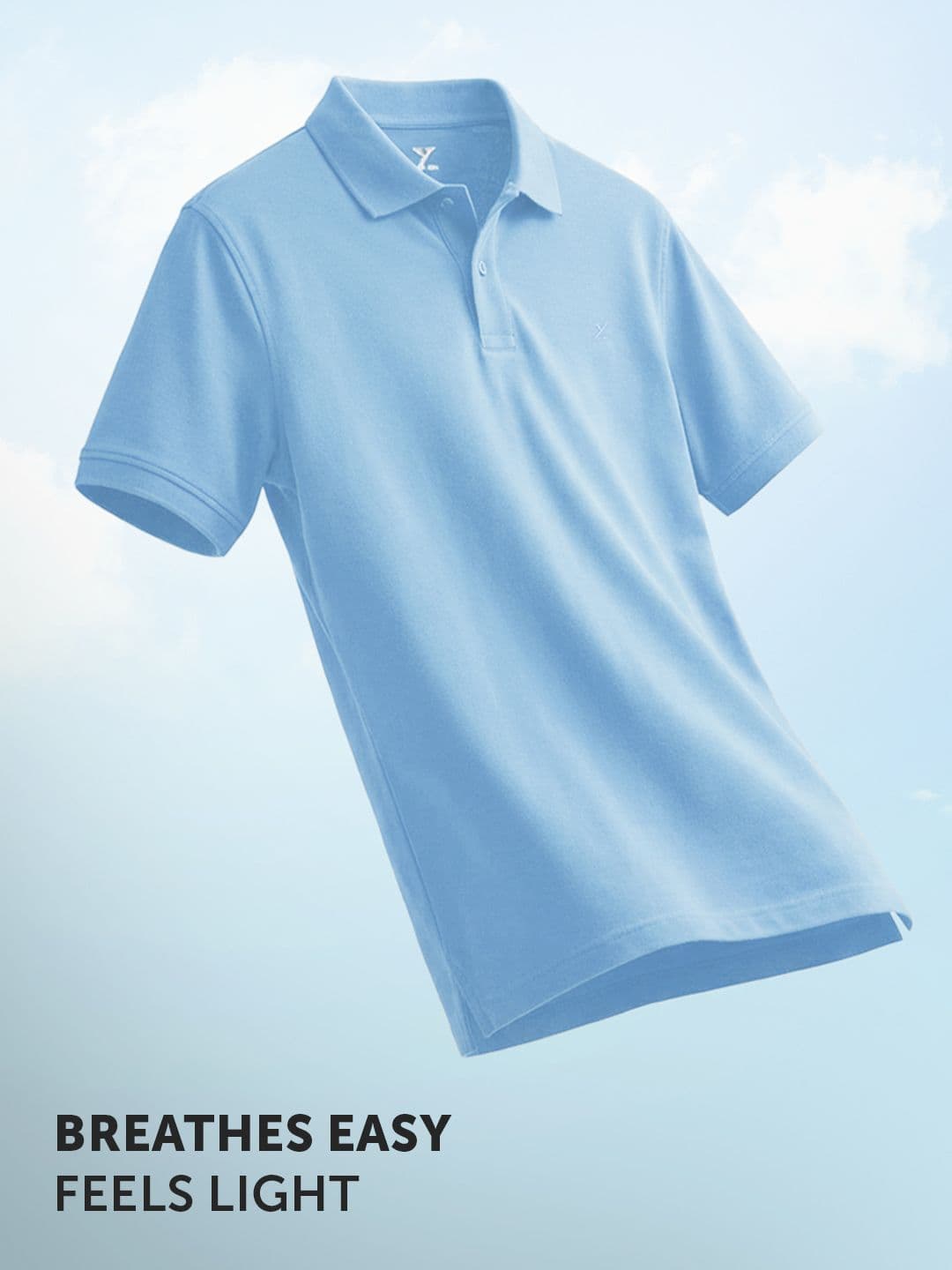 XYXX Men Nova Intellieaze Cotton Polo T-shirt thumbnail 6