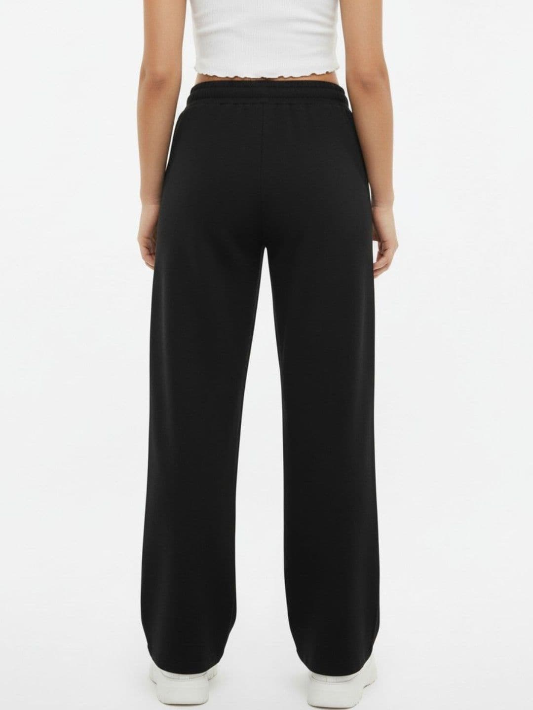 SZN Pack Of 2 Women Smart High-Rise Wrinkle Free Trousers thumbnail 5