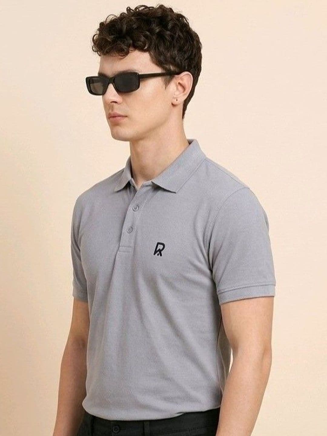The Roadster Lifestyle Co Cotton Polo Collar T-Shirt thumbnail 2