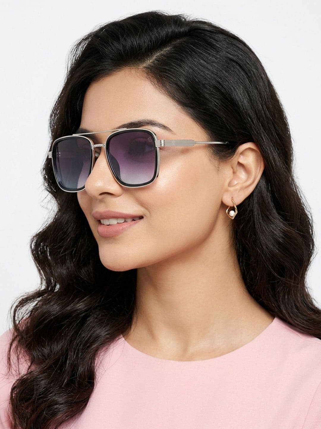 Eyejack by Voyage Unisex Wayfarer Sunglasses with UV Protected Lens B80802CL835 thumbnail 7