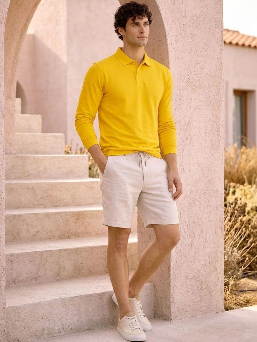 Mast & Harbour Men Polo Collar T-shirt thumbnail 3