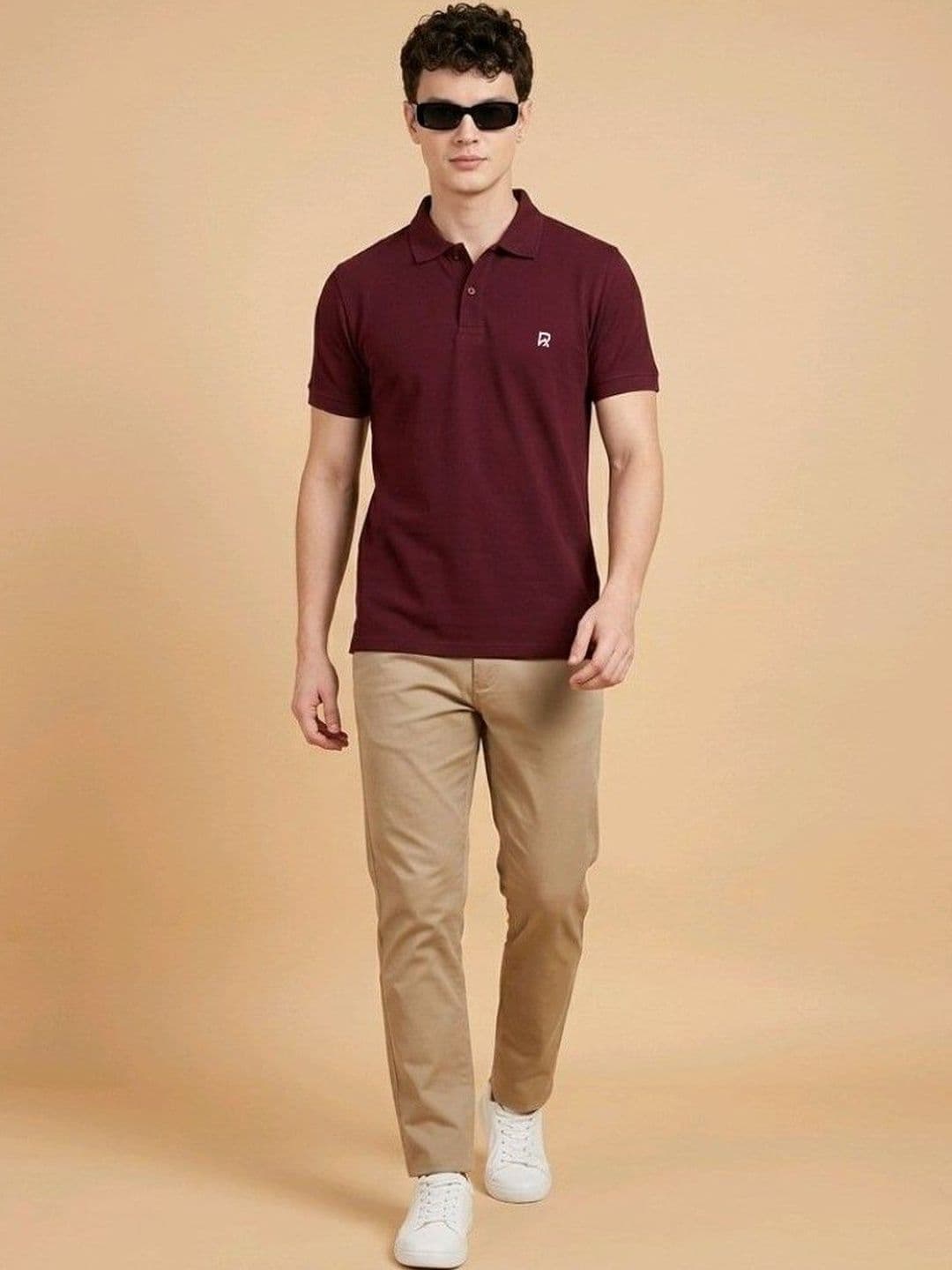 The Roadster Lifestyle Co Cotton Polo Collar T-Shirt thumbnail 4