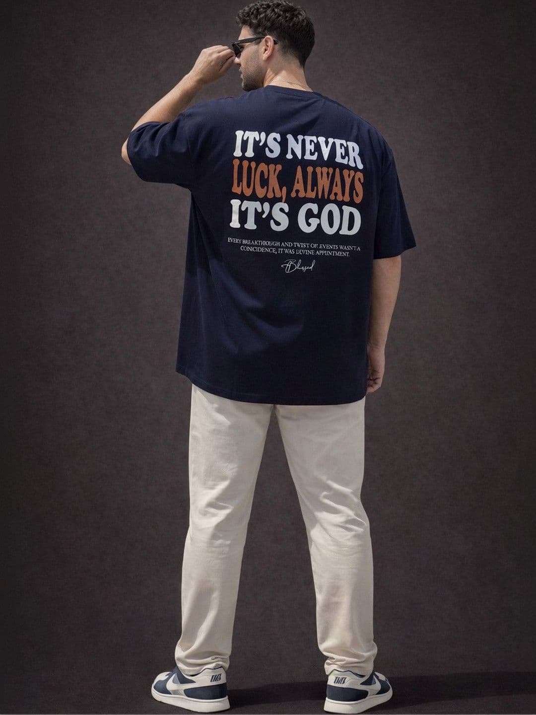 Mast & Harbour Men Typography Printed T-shirt thumbnail 3