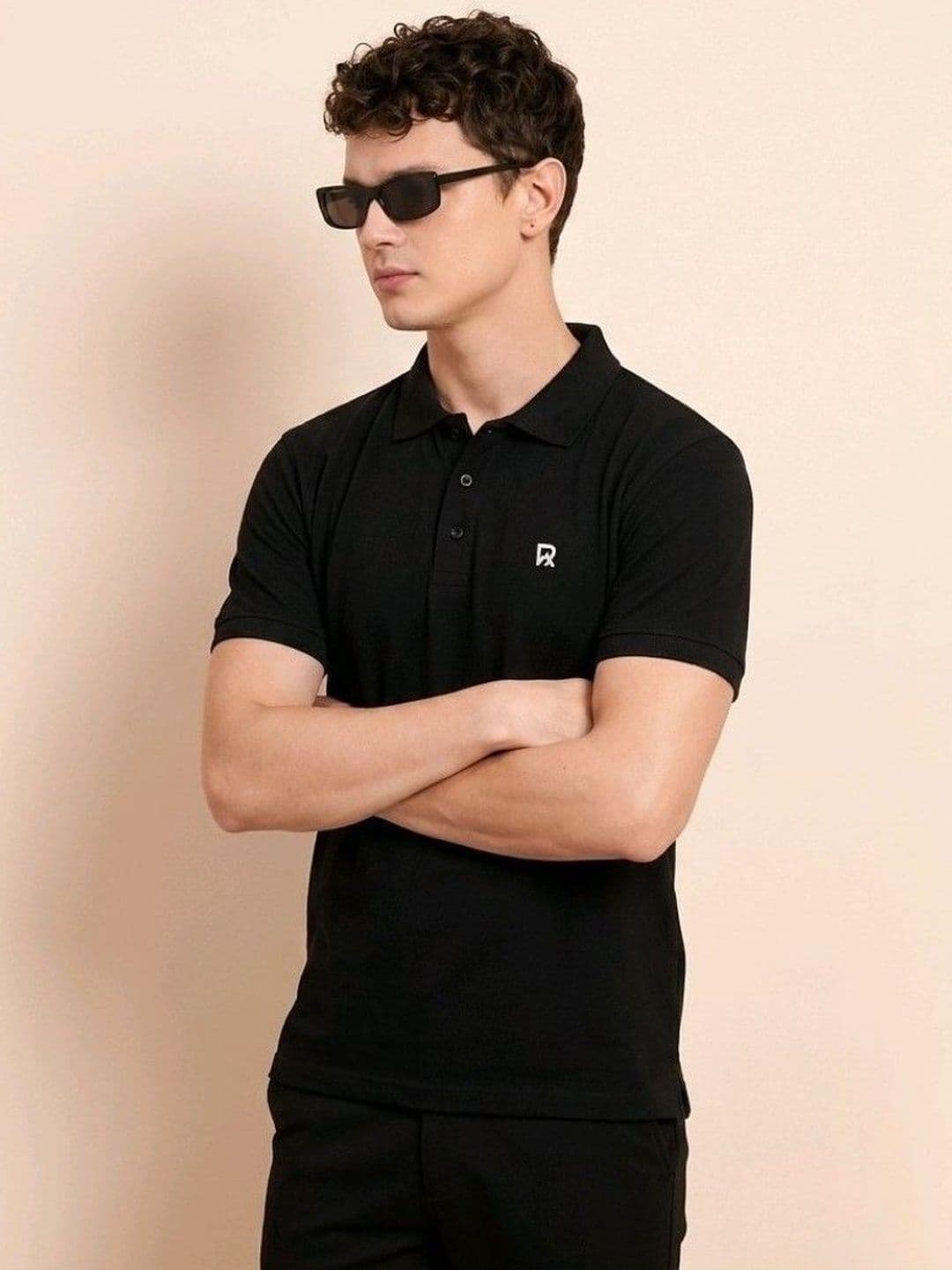 The Roadster Lifestyle Co Cotton Polo Collar T-Shirt thumbnail 4