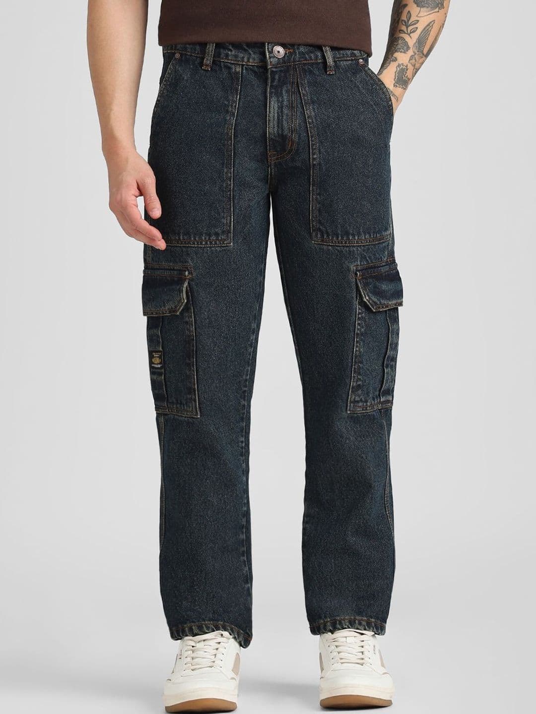 Klub Fox Men Straight Fit Cargos Jeans thumbnail 6