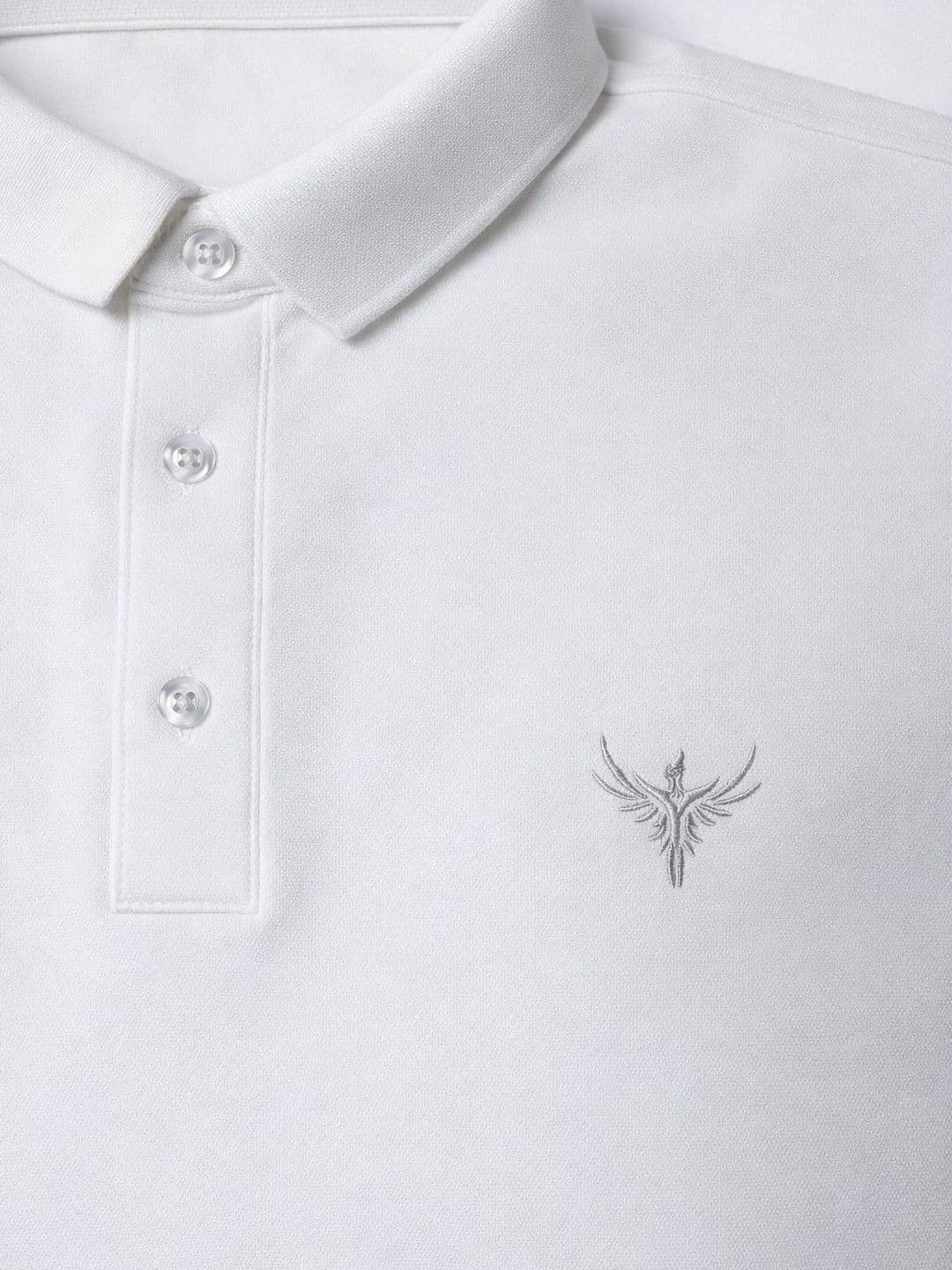 Utopium Men Brand Logo Polo Collar T-shirt thumbnail 4
