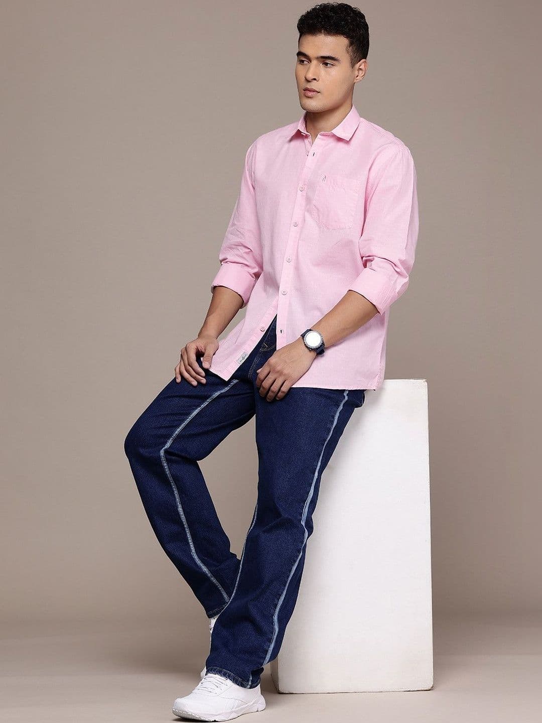 BS BLUE SQUAD Cotton Linen Casual Shirt thumbnail 5