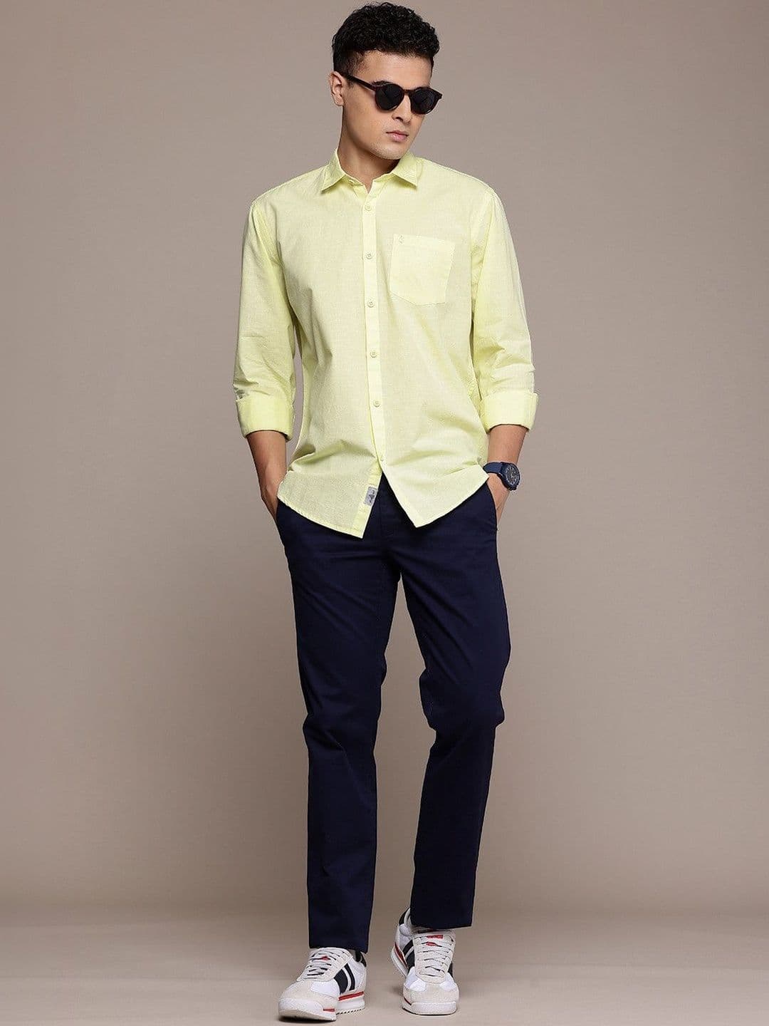 BS BLUE SQUAD Cotton Linen Casual Shirt thumbnail 6