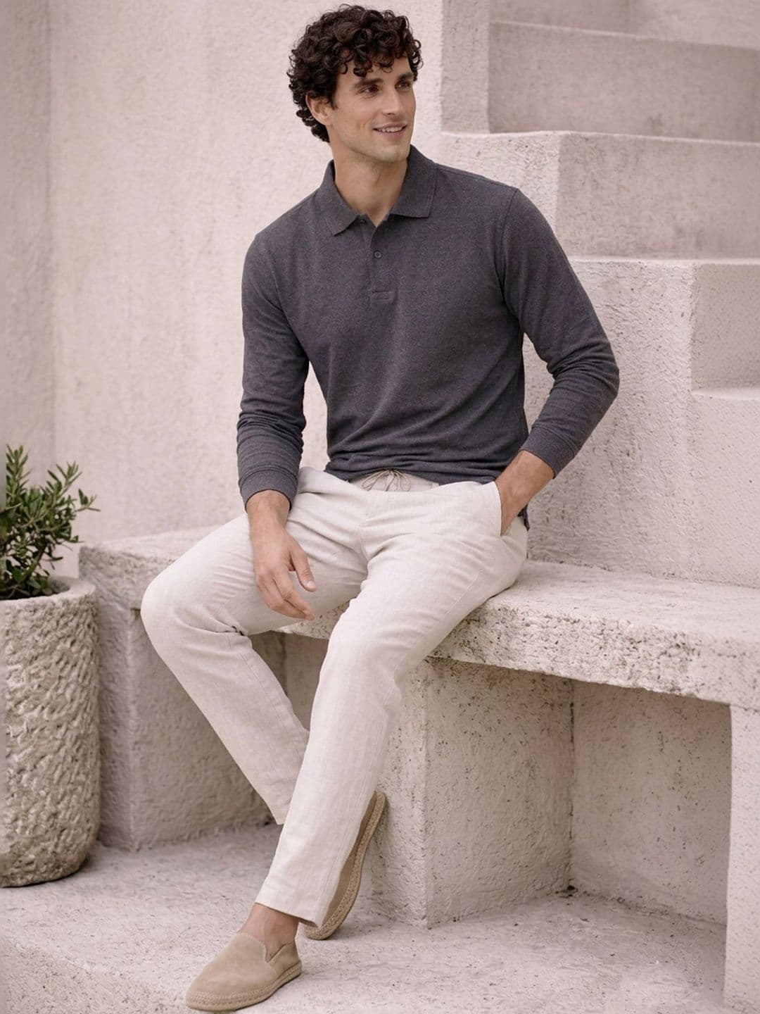 Mast & Harbour Men Polo Collar T-shirt thumbnail 6