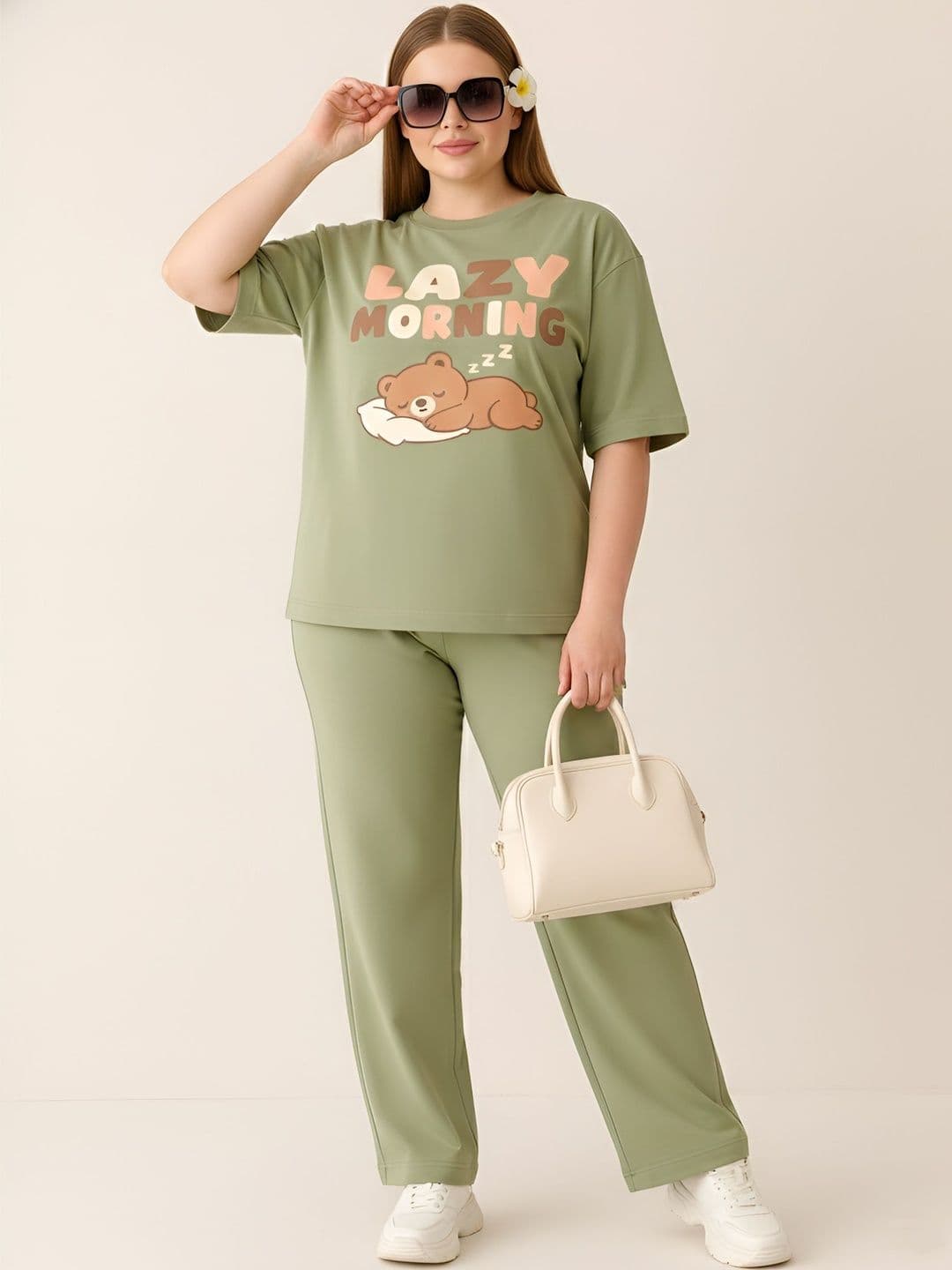 My Swag Cotton Printed T-shirt with Trousers thumbnail 4