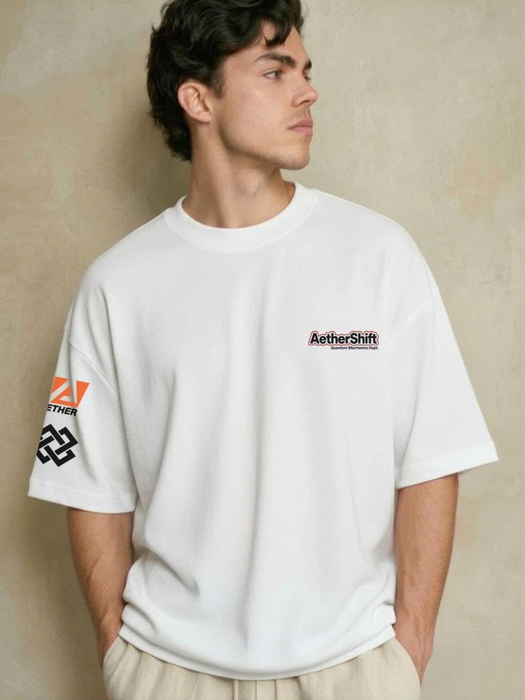 R.Code by The Roadster Life Co. Men Typography Printed T-shirt thumbnail 2