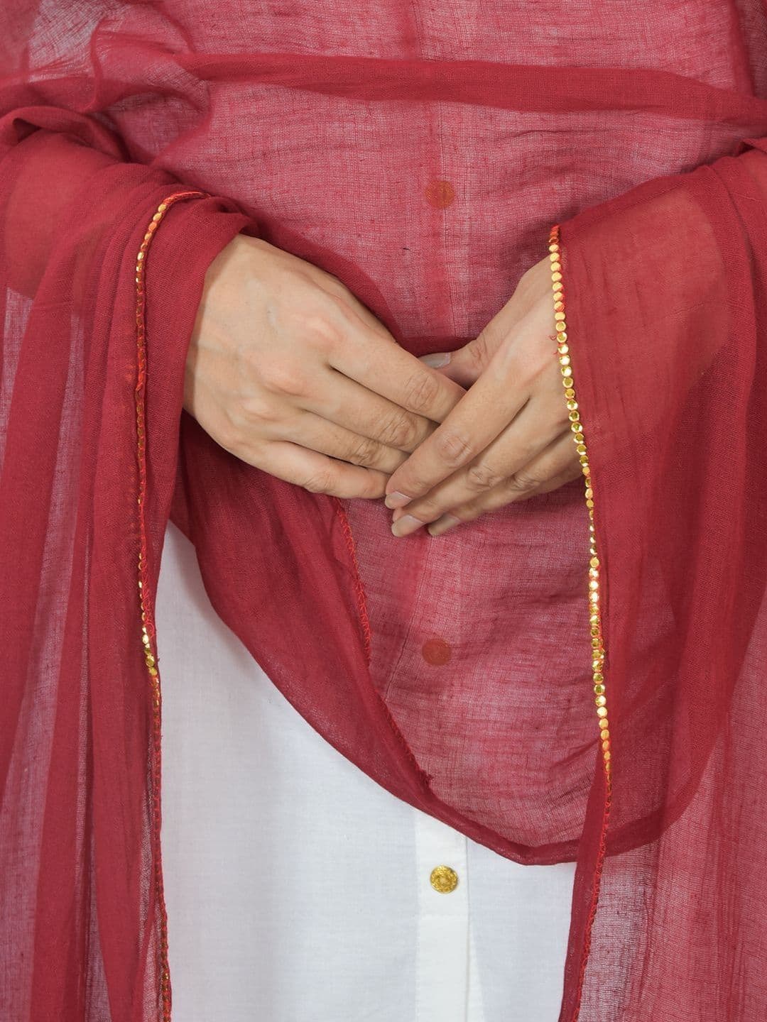 Kuhika Dupatta with Sequinned thumbnail 5